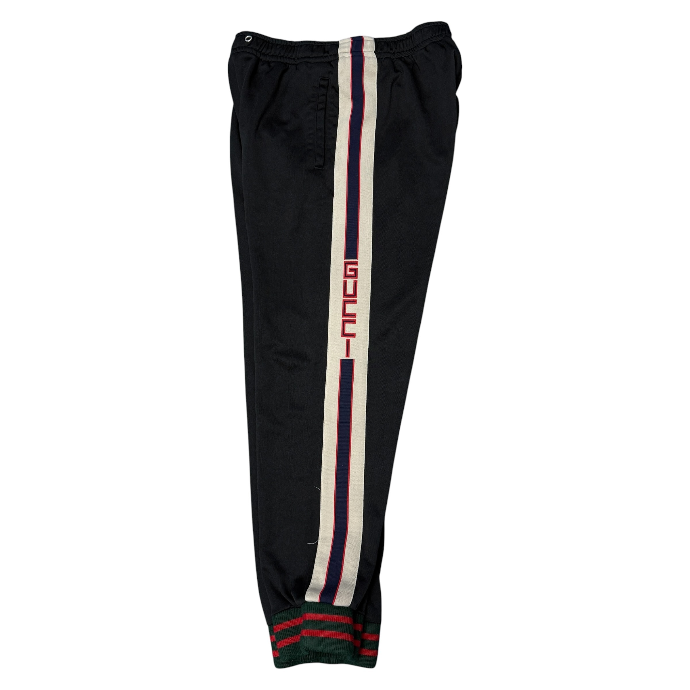 【GUCCI】グッチ “LOGO TAPE WEB STRIPE” トラックパンツ