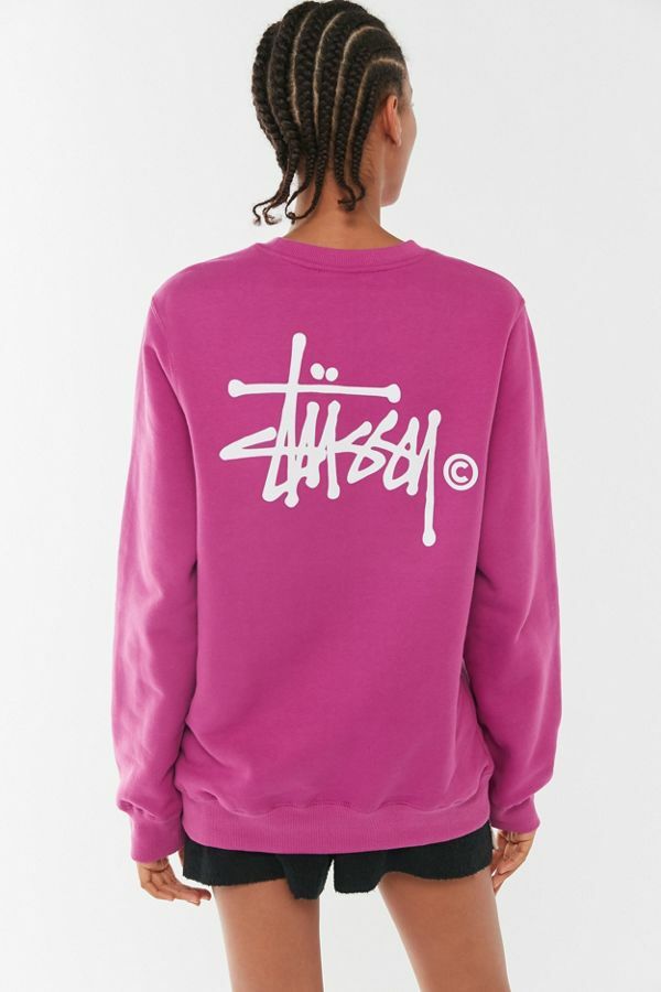 即完売stussy ステューシー Basic ロゴ スウェットシャツ A Nesi Uo Apparel