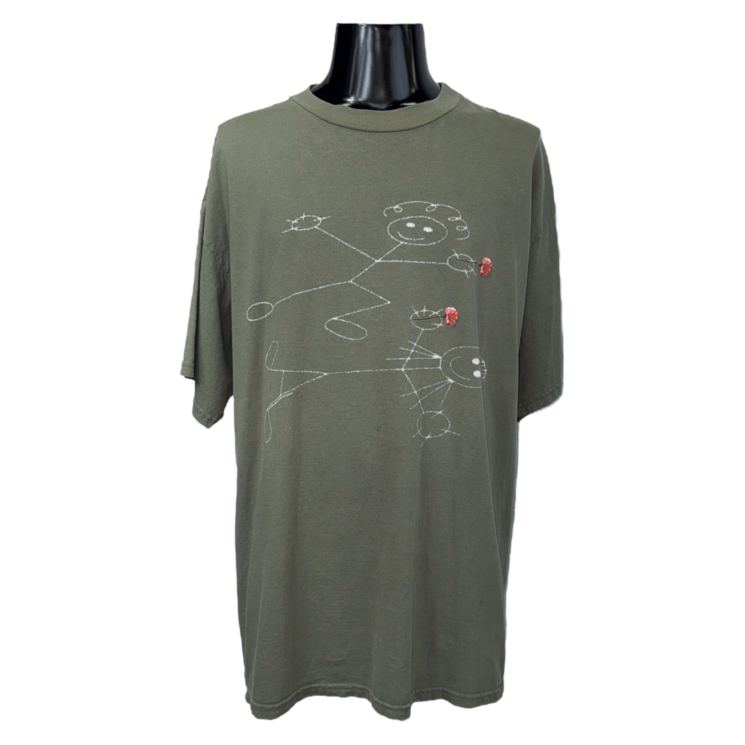 【KORN】コーン スティックフィギュア（棒人間）VintageTシャツ XL