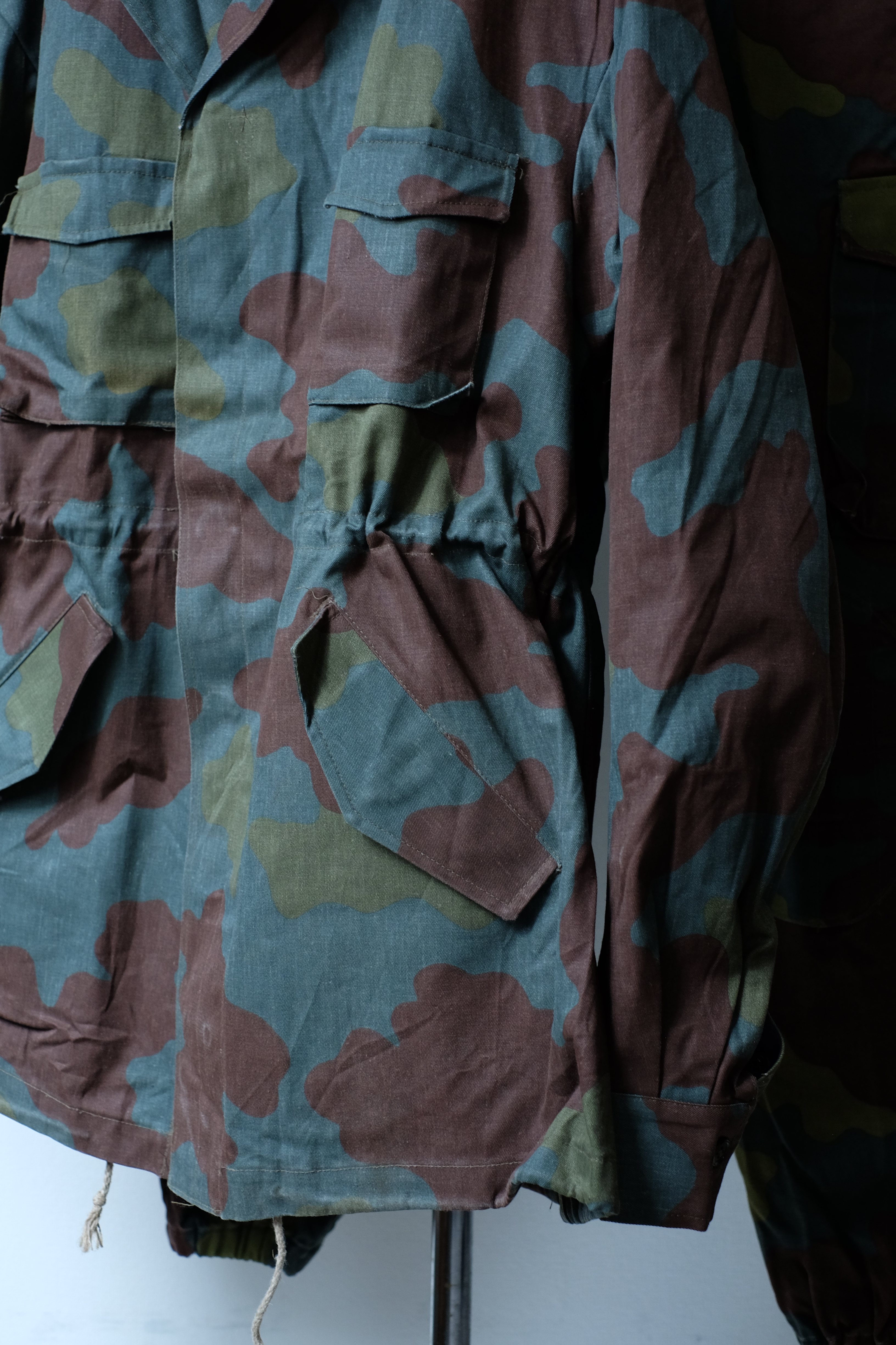 Italian military san marco camo field jacket “one wash” の画像 11
