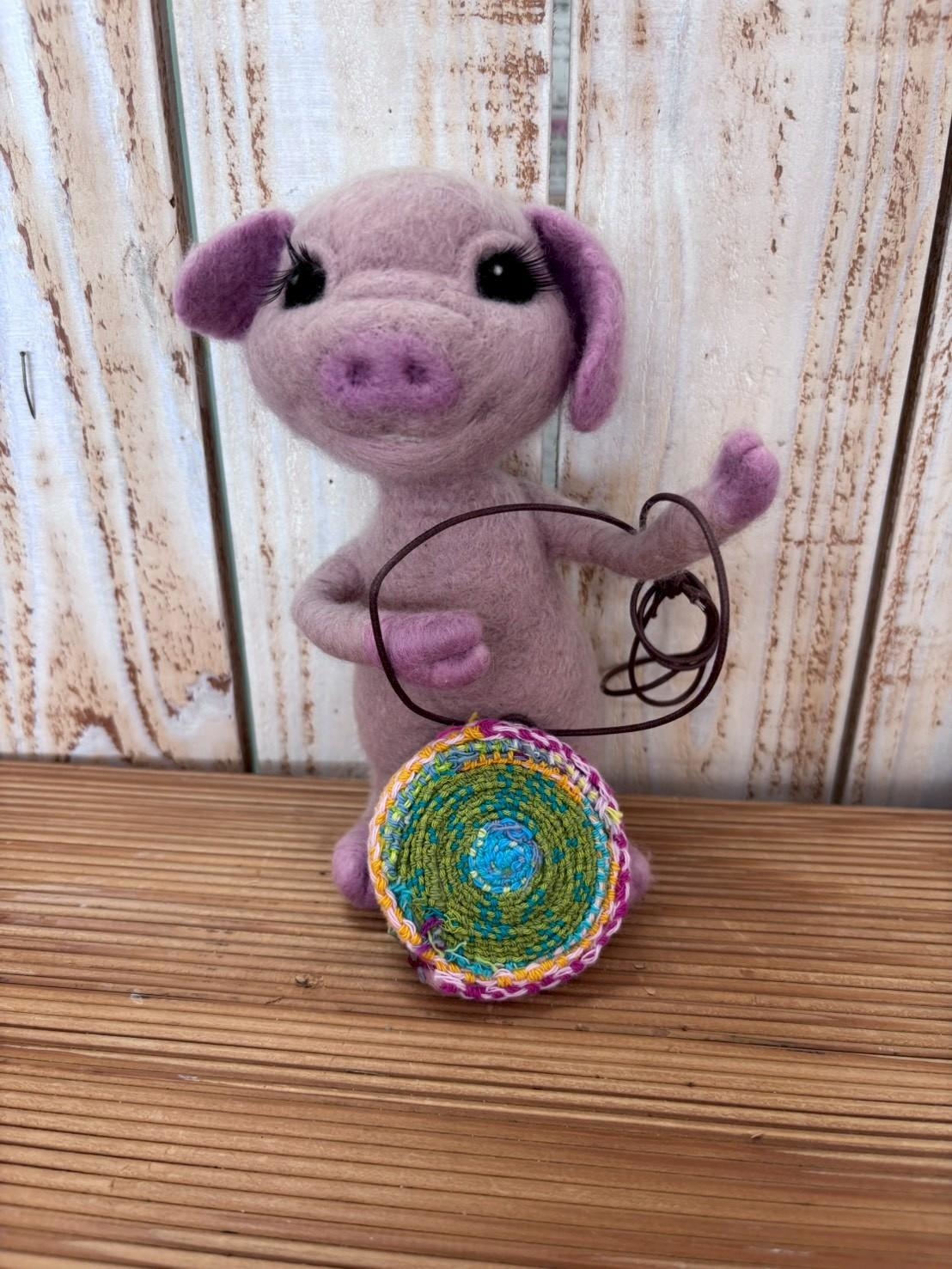 さをり織りネックレス