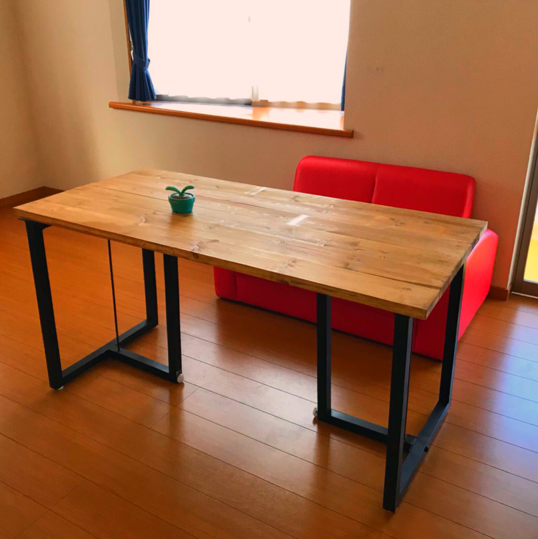 アイアンダイニングテーブル2way Iron furniture CLUNK