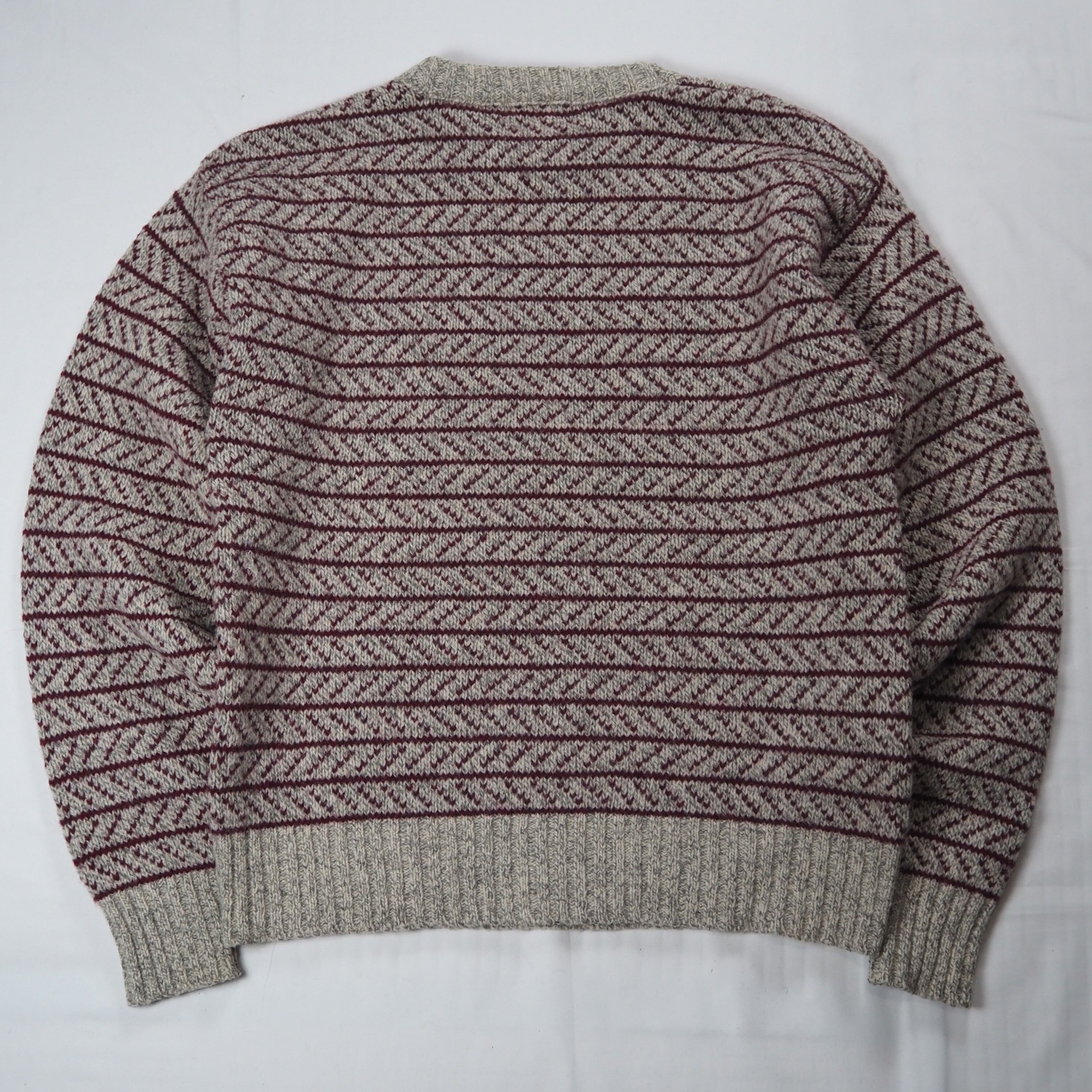 【9/23 20:00入荷】80's-90's Eddie Bauer ウールニット Lサイズ の画像 10