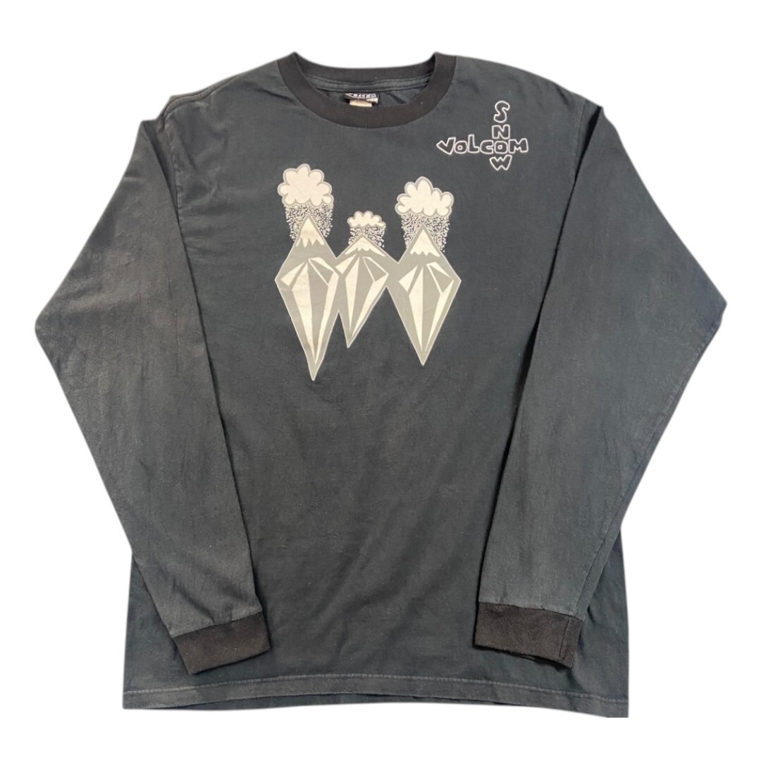 【VOLCOM】ボルコム オールドボルコム スノークリスタルグラフィックTシャツ L