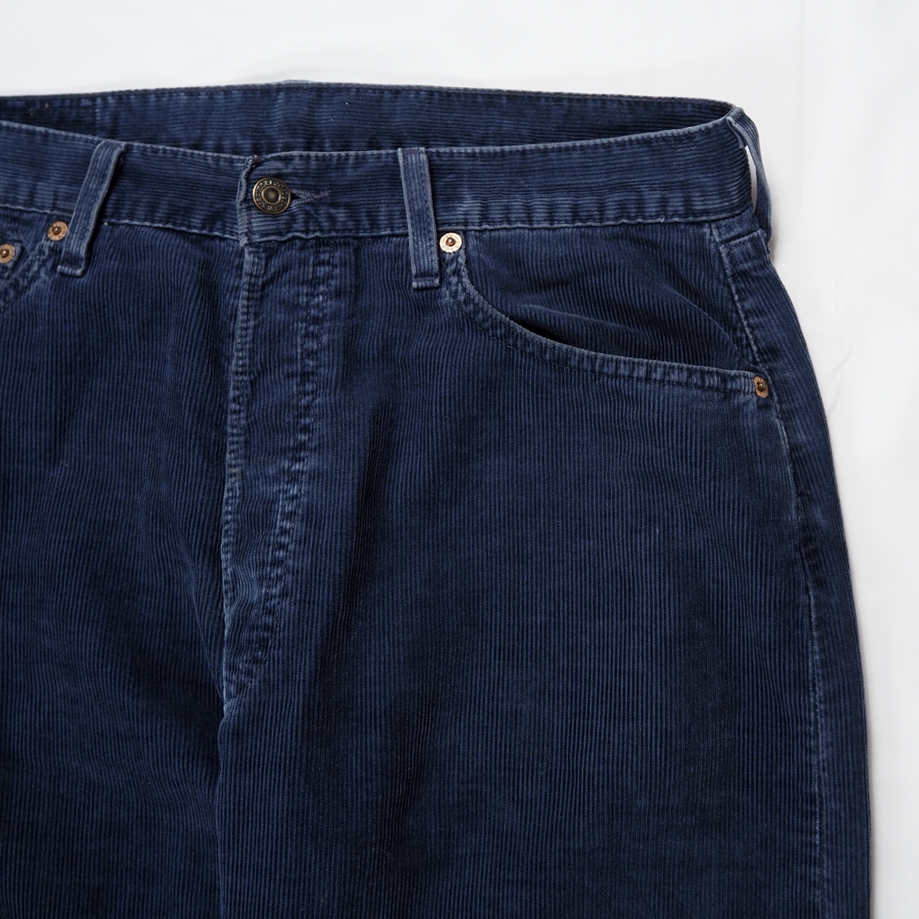 90’s Levi’s 551 コーデュロイパンツ 実寸34×30 ネイビー の画像 4