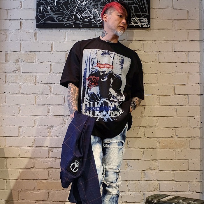 Propa9anda プロパガンダ Discharge Spotting Big Tee ビッグtシャツ ワンピース 半袖 五分袖 黒 白 ブラック ホワイト パッチ カオス Chaos スカル ドクロ メンズ レディース 大きいサイズ ロック パンク Rock Punk バンド ギフトラッピング無料 ステージ衣装 Rogia Propa9anda プロパガンダ Discharge Spotting Big Tee ビッグtシャツ ワンピース 半袖 五分袖 黒 白 ブラック ホワイト パッチ カオス Chaos スカル ドクロ メンズ レディース 大きいサイズ ロック パンク Rock Punk バンド ギフトラッピング無料 ステージ衣装 Rogia