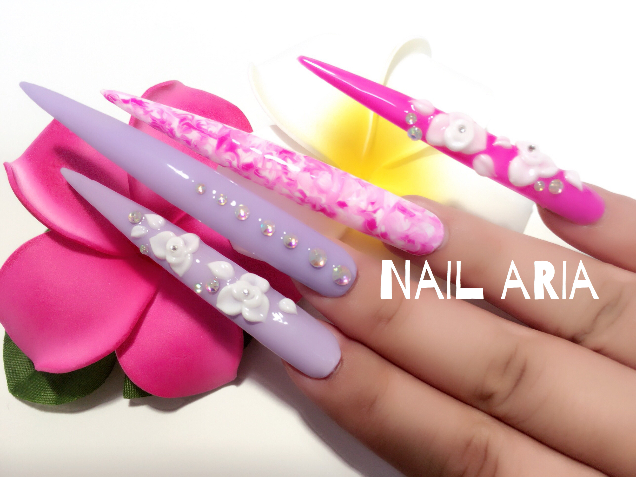 オーダー ロングネイルチップ Nail Aria オーダー ロングネイルチップ Nail Aria