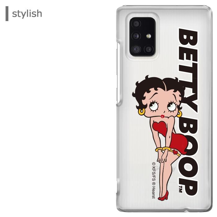 Galaxy A51 5g ベティ ブープ クリア ケース カバー ハード ハードケース クリアケース キャラクター ベティちゃん Bettyboop ベティー ベティーちゃん パジー ギャラクシー エーフィフティワン ファイブジー Galaxya515g Scg07 スマホカバー スマホケース S Ow 7g548