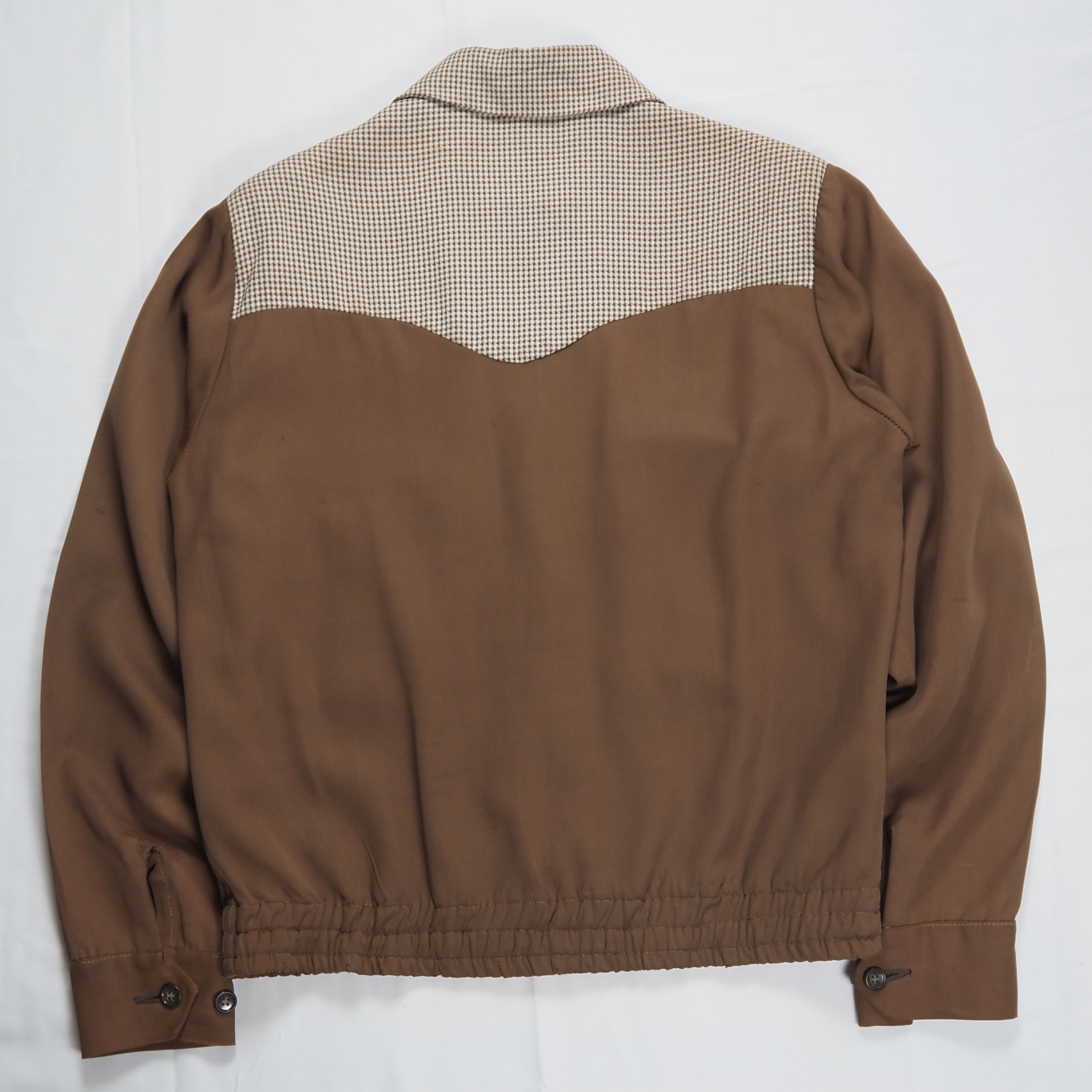 50’s レーヨンギャバジャン ブラウン の画像 13