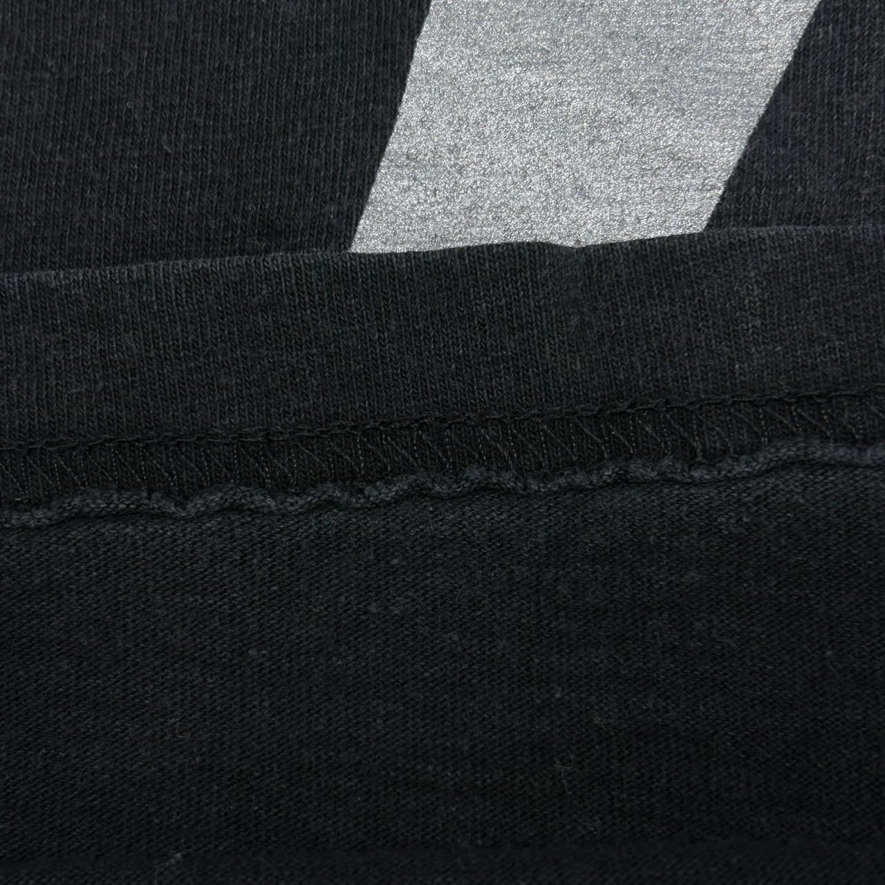 MARILYN MANSON Raglan T-Shirt Black XL Boxy Fit Stripe Sleeve の画像 10