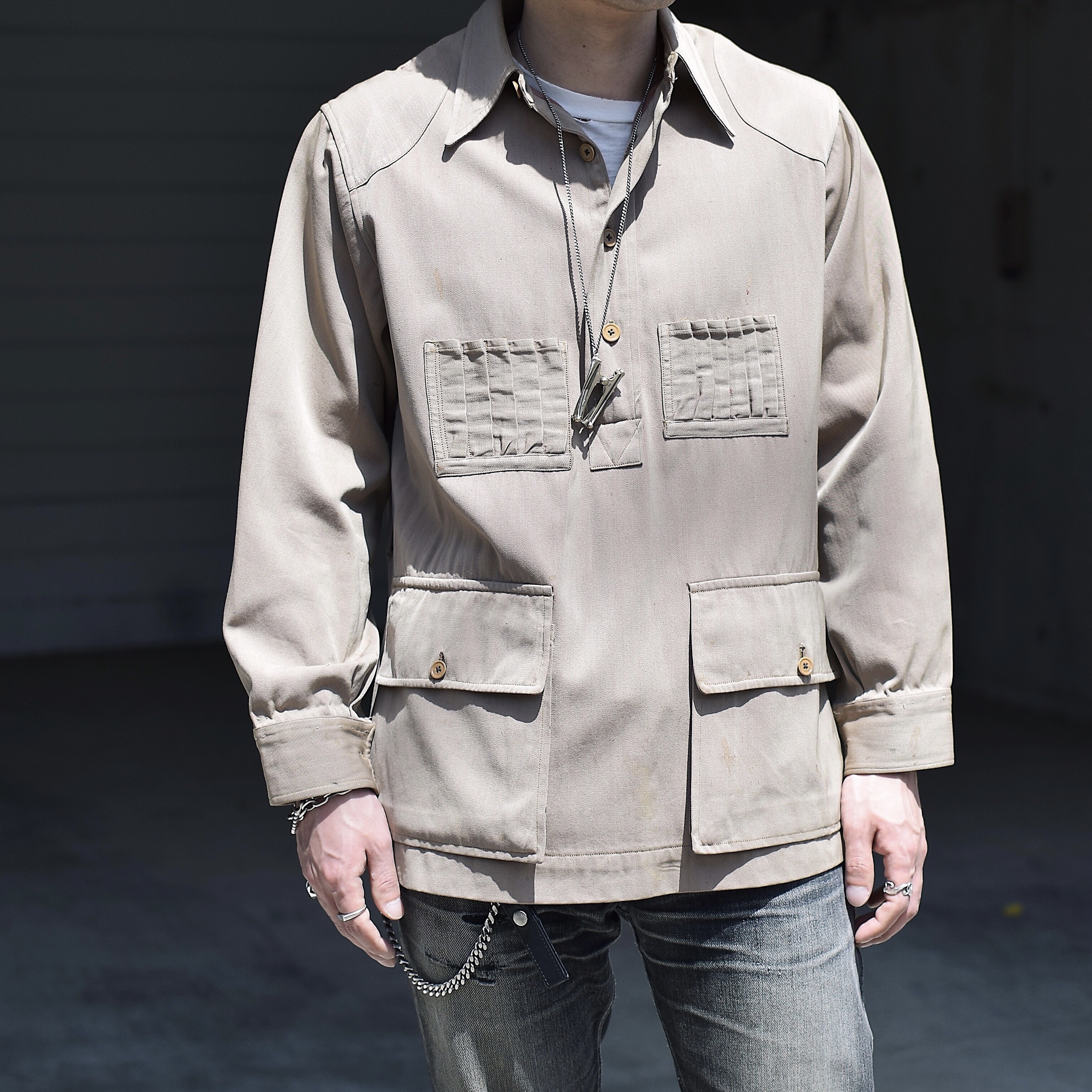Vintage 40〜50's【J.R.STEPHENS&Co.Ltd. NAIROBI 】African Hunting Jacket の画像 3