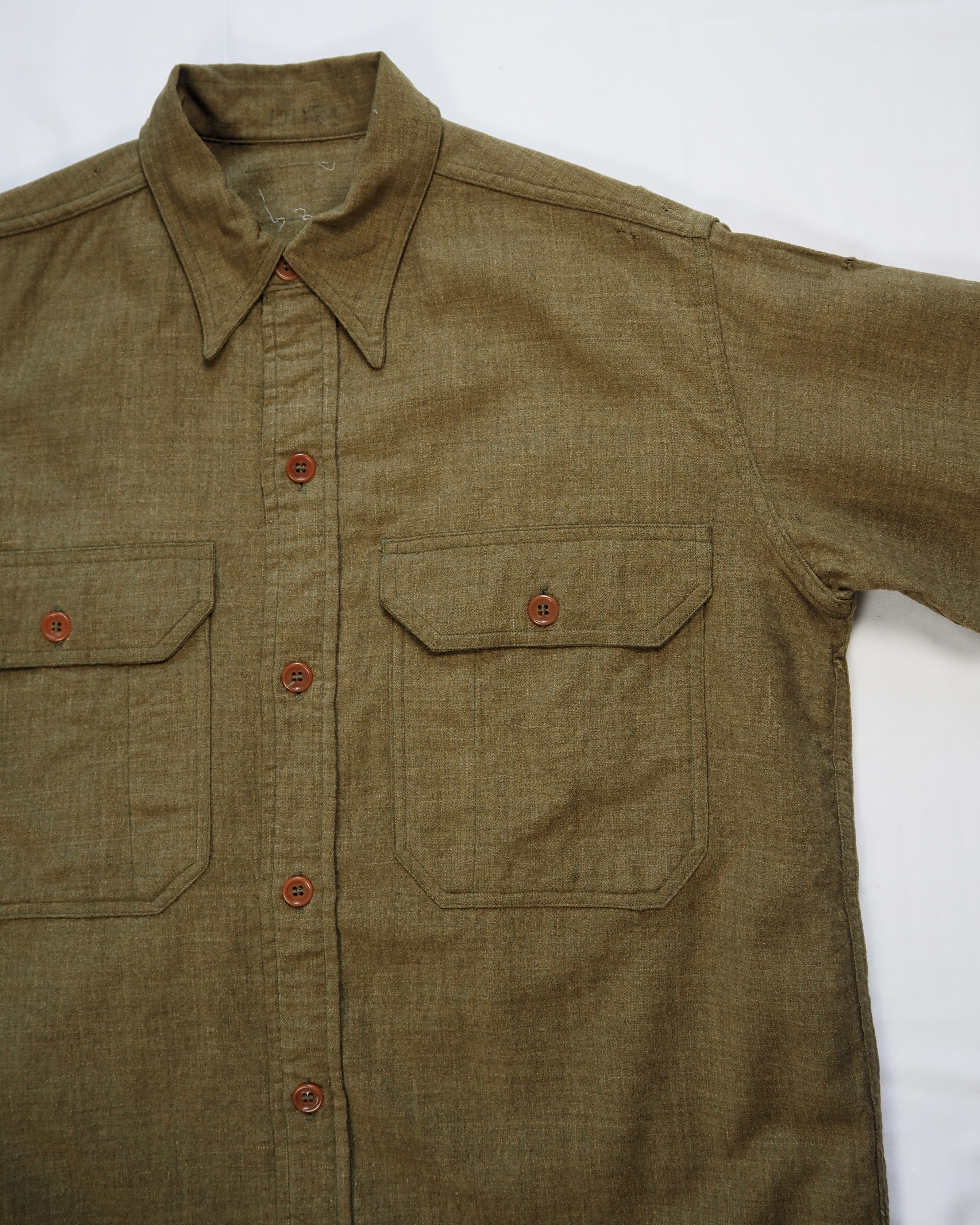 40’s U.S ARMY ウールシャツ の画像 6