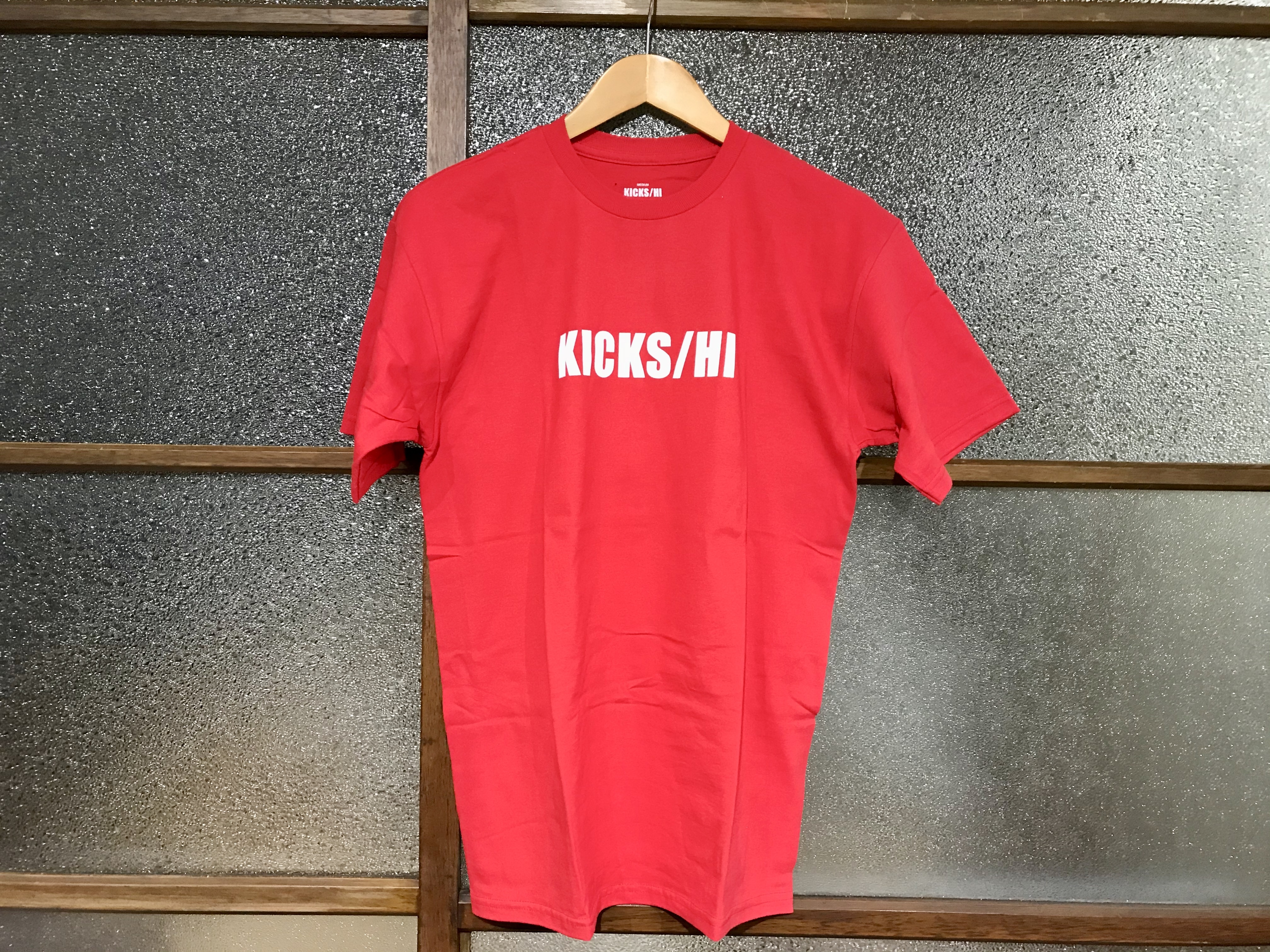 Kicks Hi Standard Logo Tee Red White Jack Of All Trades 万屋 Maru Kicks Hi Standard Logo Tee Red White Jack Of All Trades 万屋 Maru