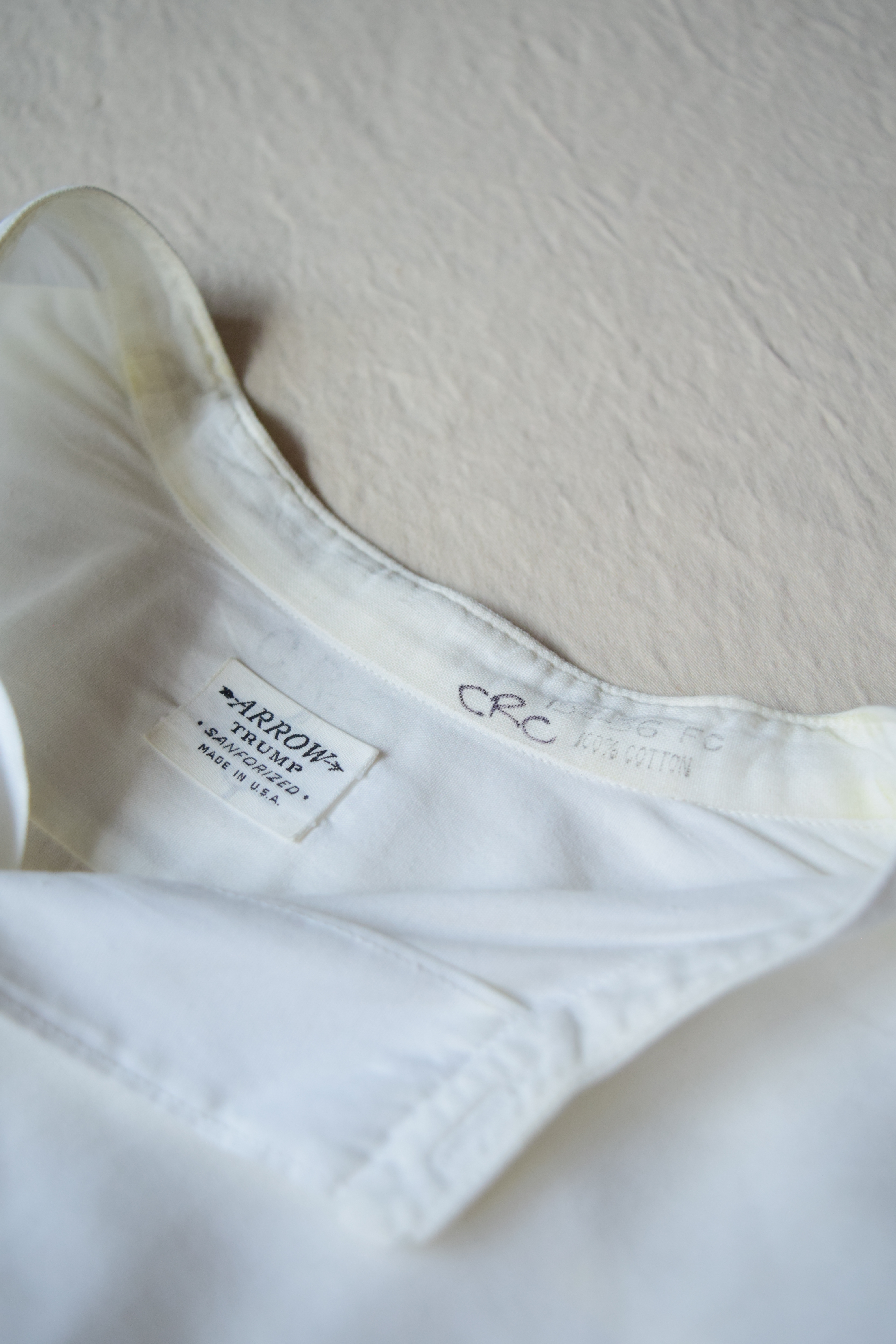vintage "ARROW" dress shirt の画像 7