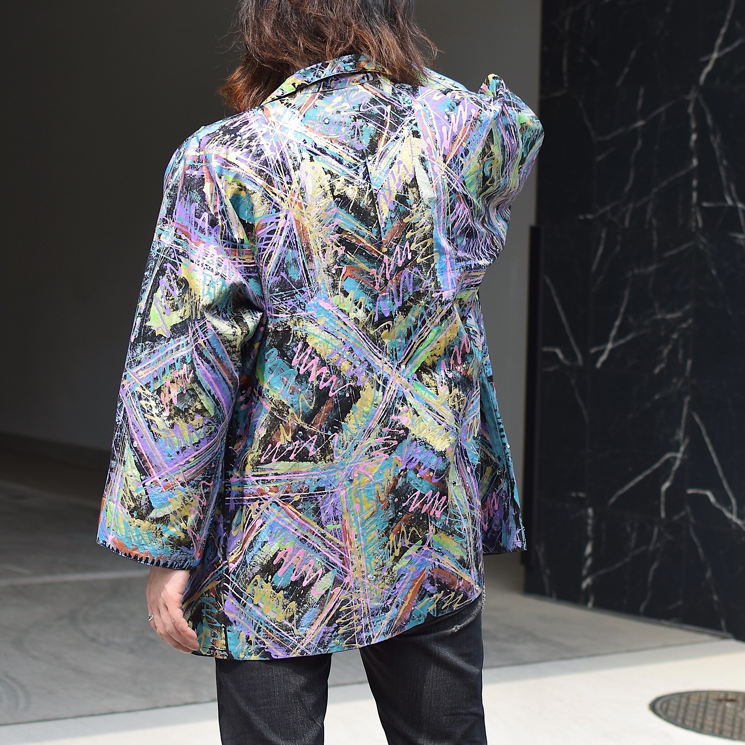 Vintage Painted Jacket の画像 4