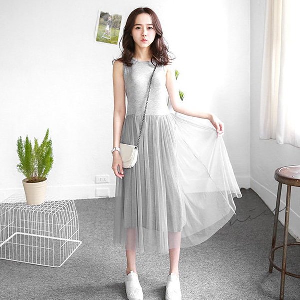 人気のファッショントレンド 最高チュール ワンピース コーデ