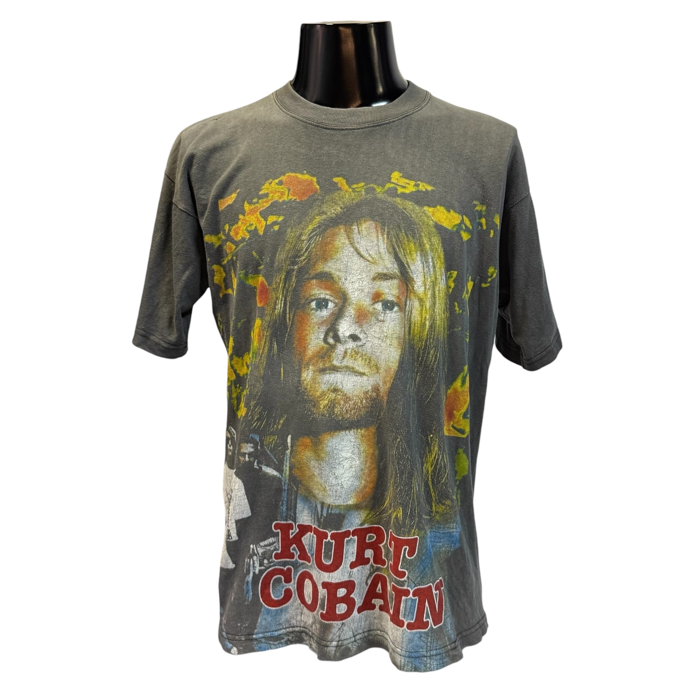 【KURT COBAIN】カートコバーン “NIRVANA” 90’s Vintage Tシャツ L相当