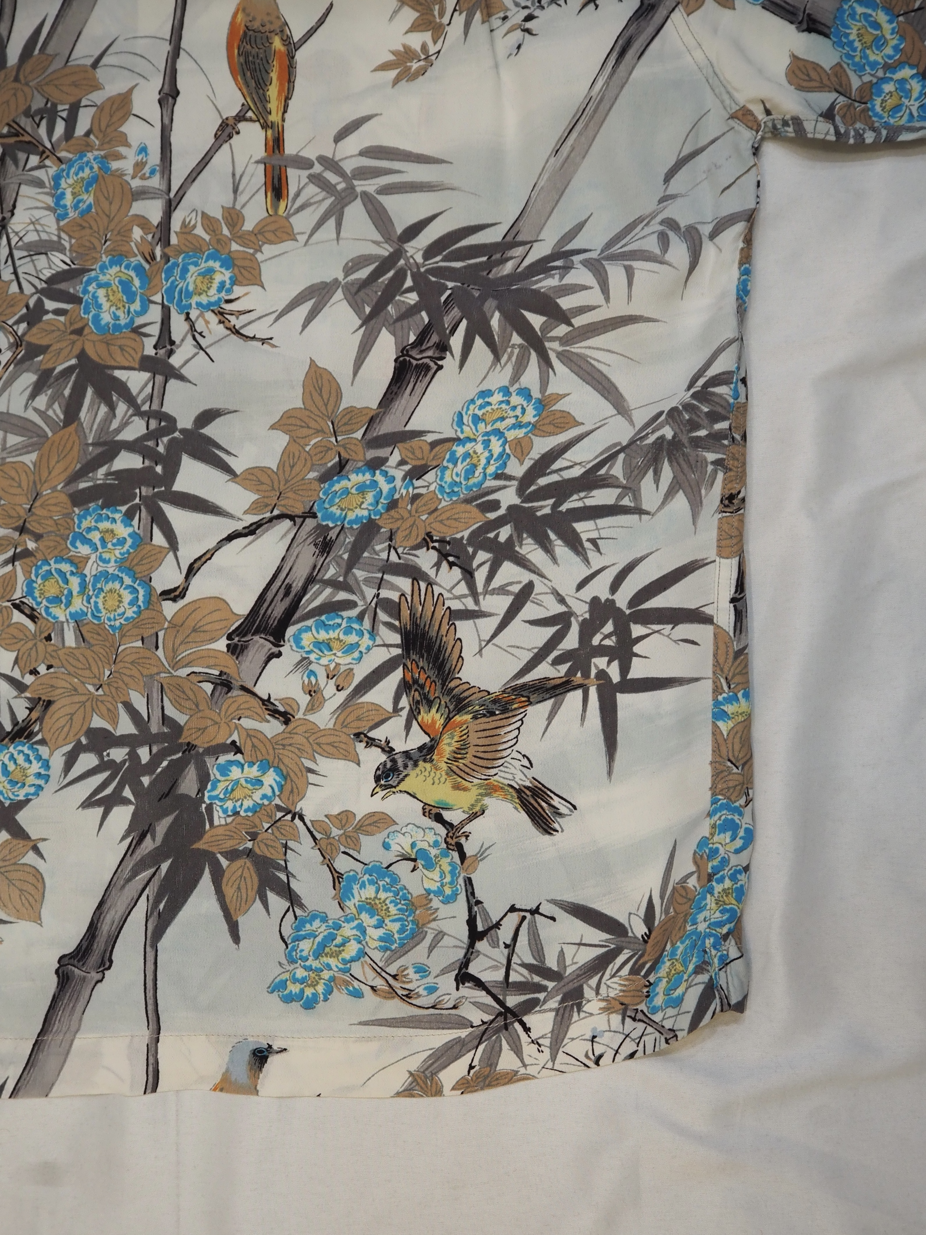 50’s Rayon Hawaiian Shirt 和柄 の画像 13