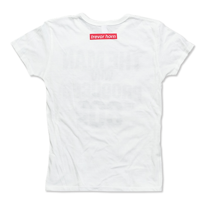 TREVOR HORN 80's Tシャツ(ホワイト / ネイビー) - 画像2
