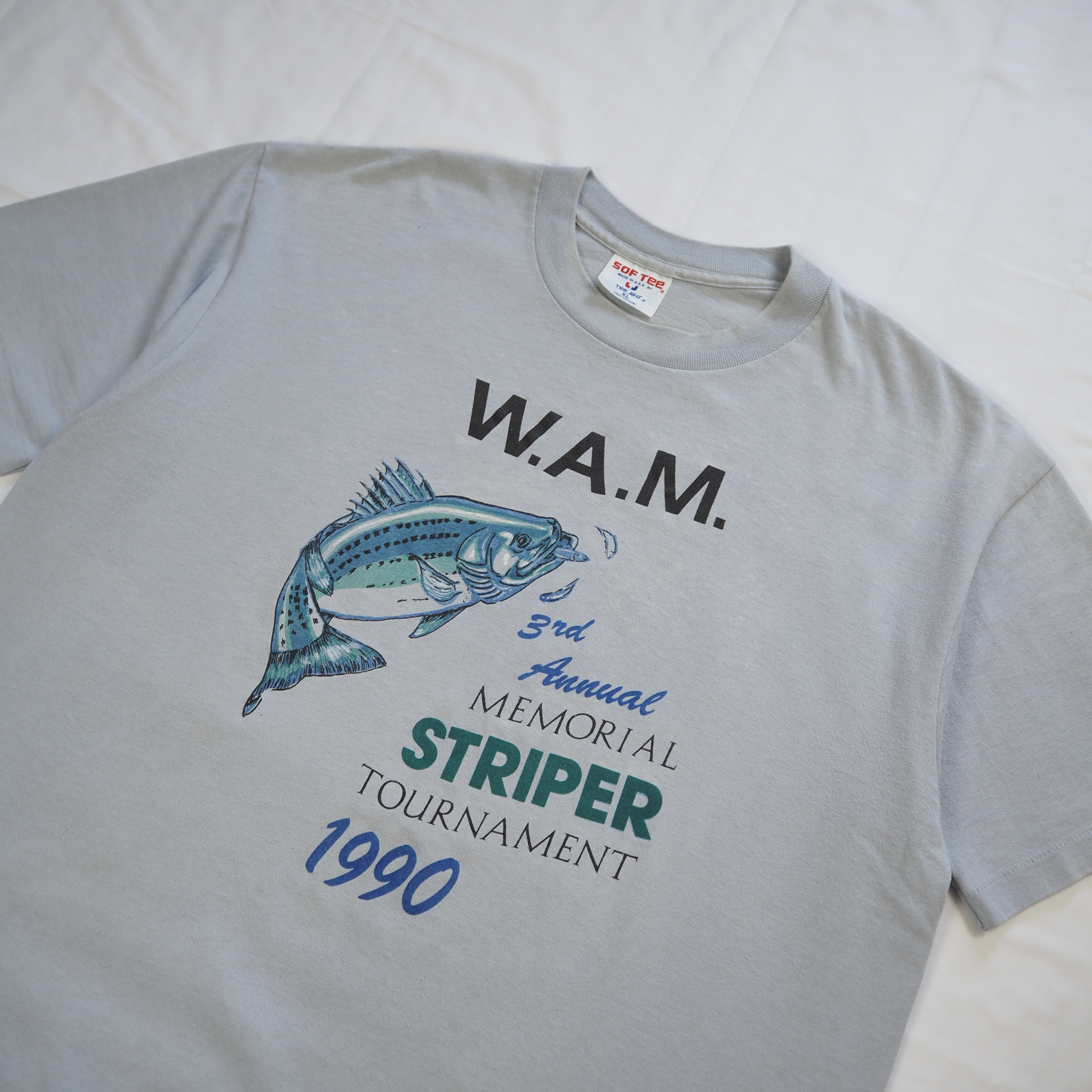 90’s Sof Tee 魚Tシャツ XL アメリカ製 の画像 2
