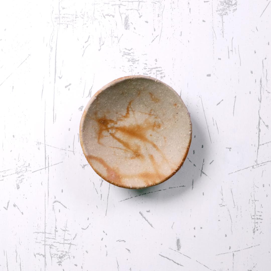 備前焼 細川敬弘／ 9cm 火だすき豆皿サムネイル画像