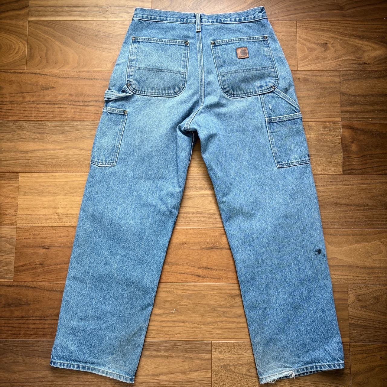 Y2K Carhartt Double Knee Pants B73 DST Original Dungaree Fit w31 L30 カーハート ダブルニーパンツ の画像 3