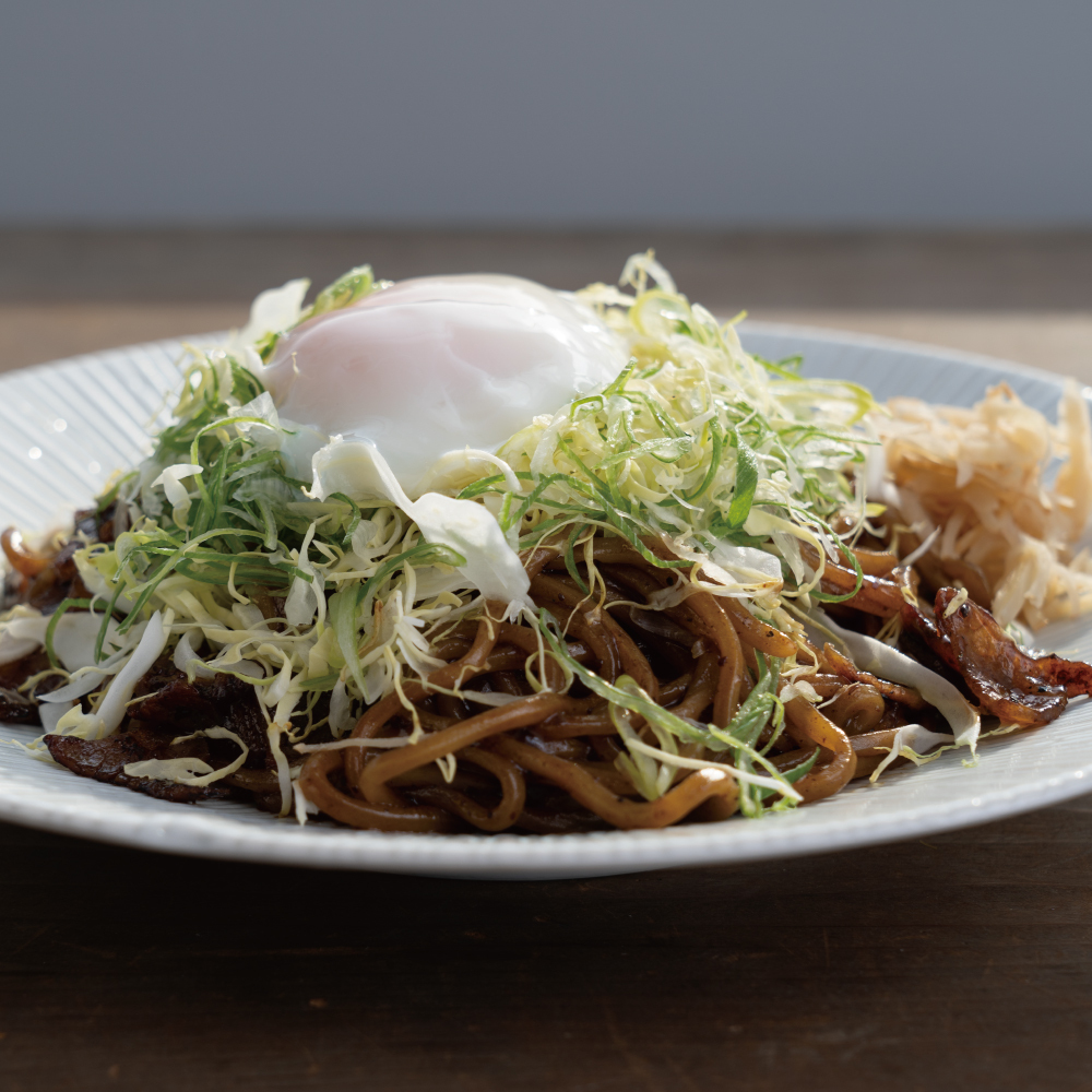 果皮と餡 手打ち 生麺焼きそばセット ブルーチーズ味と痺れ麻辣味の2種類 6人前 シェフが作る北海道ぎょうざ 果皮と餡 Moojuu Bread