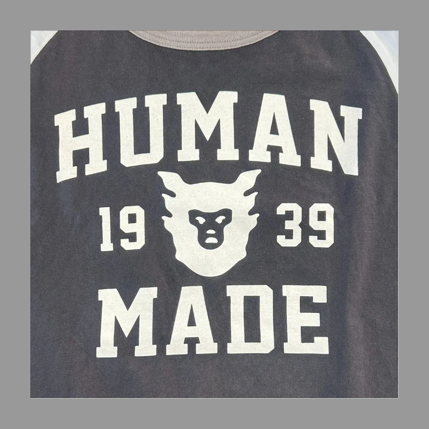 HUMAN MADE ヒューマンメイド ロンT 黒 L の画像 4
