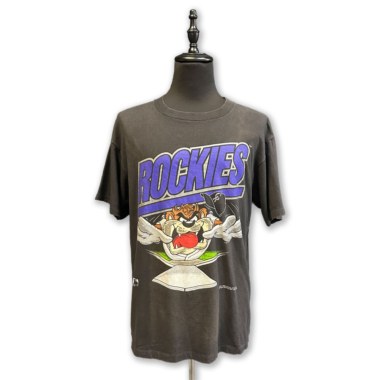 【LOONEY TUNES】ルーニーテューンズ MLB Colorado Rockies TAZ キャラ USA製 90’s Vintage Tシャツ XL