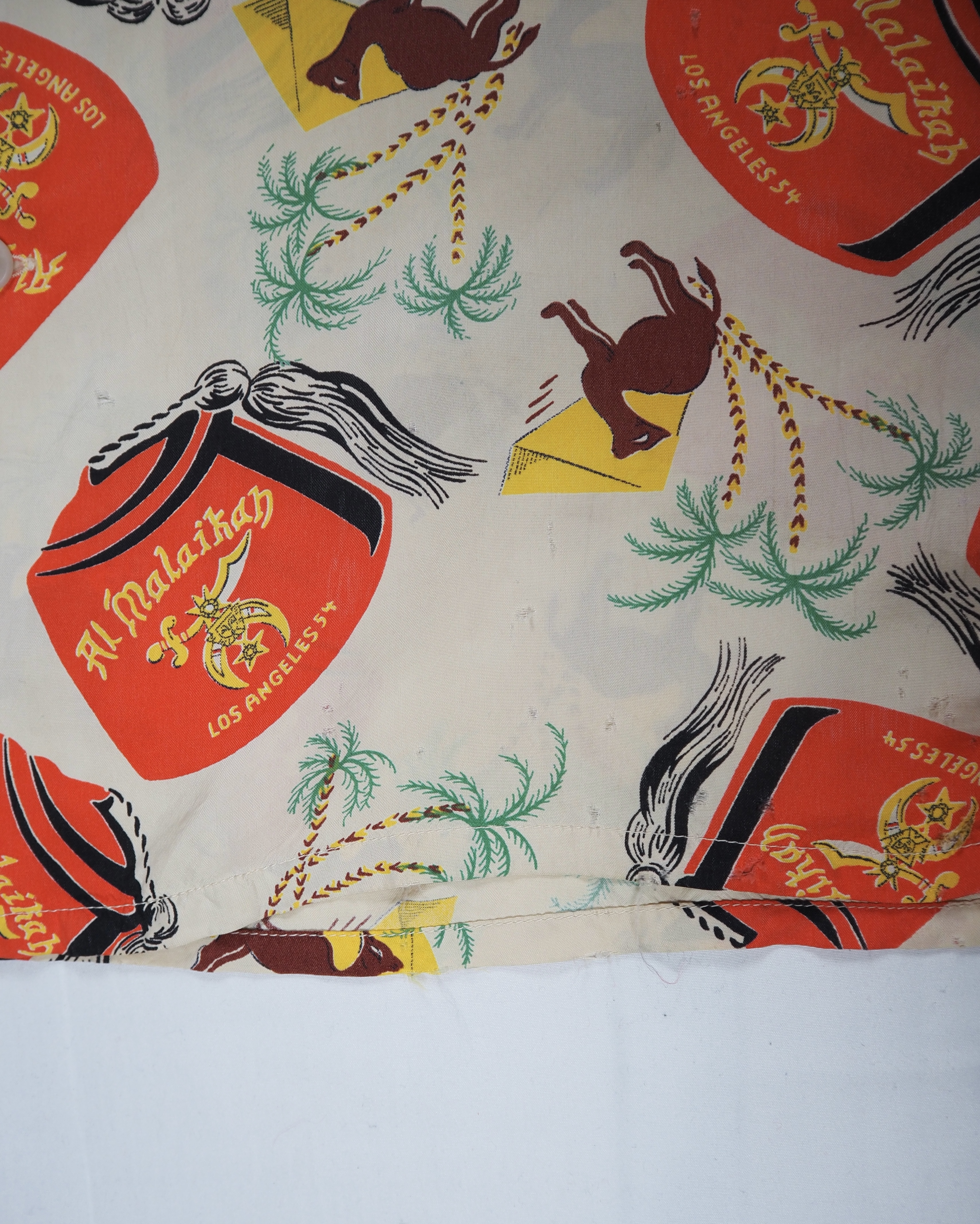 【5/6(水) 20:00入荷】50’s Duke of Hollywood ハワイアンシャツ の画像 12