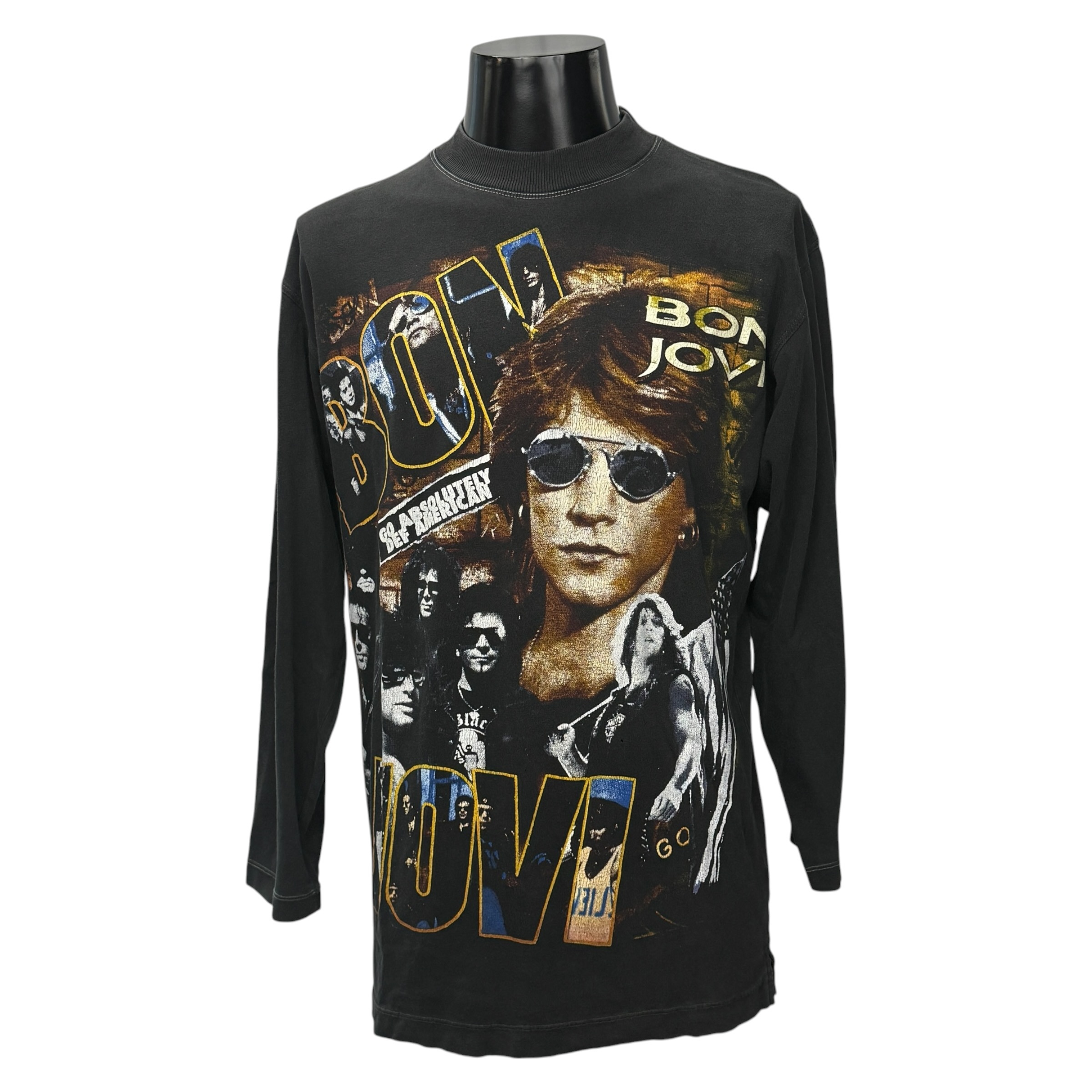 レア　入手困難　ボンジョヴィ　ヴィンテージ　ロングT! レア 入手困難 ボンジョヴィ ヴィンテージ ロングT! BON JOVI】ボン