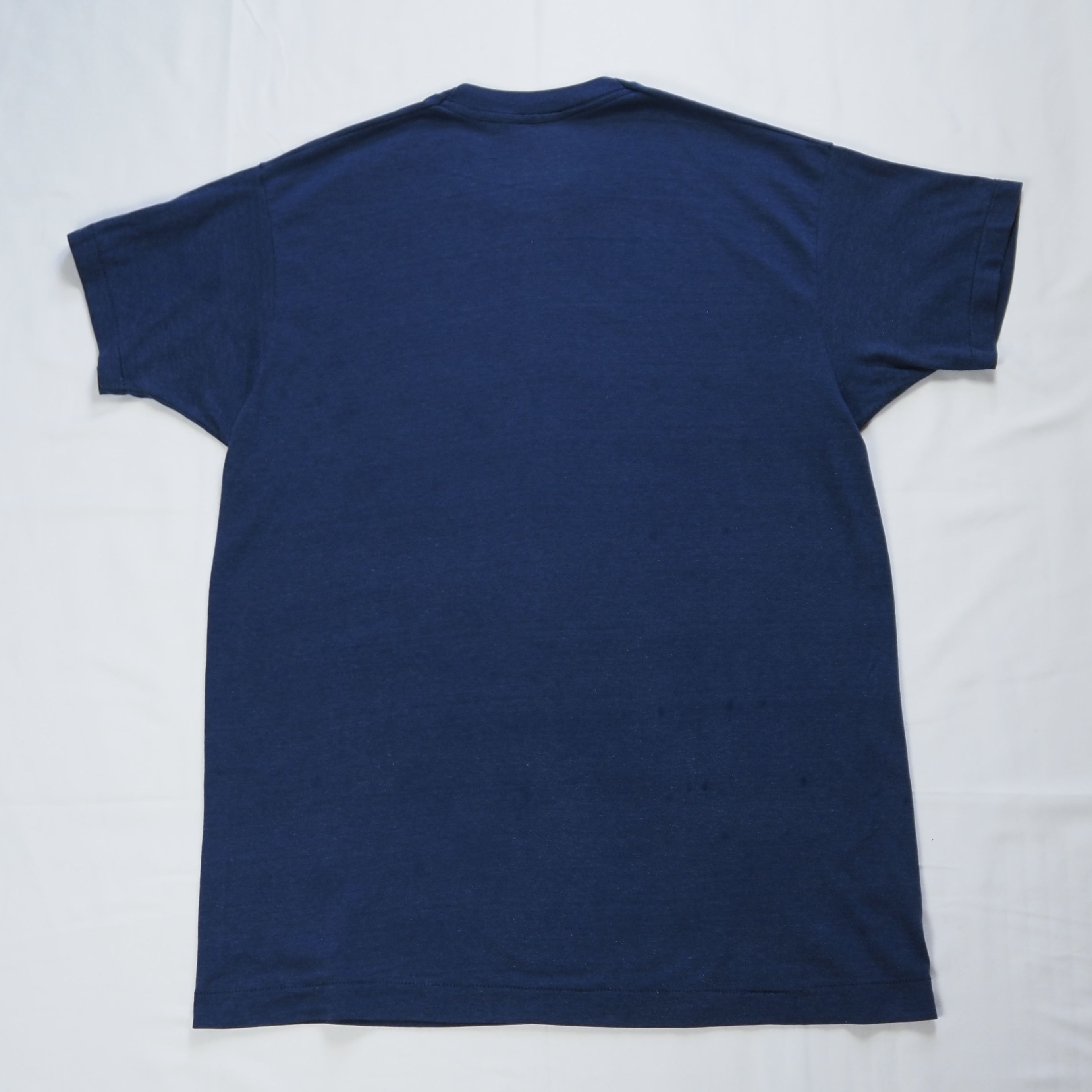 90’s プリントTシャツ ネイビー Mサイズ程度 シングルステッチ の画像 9