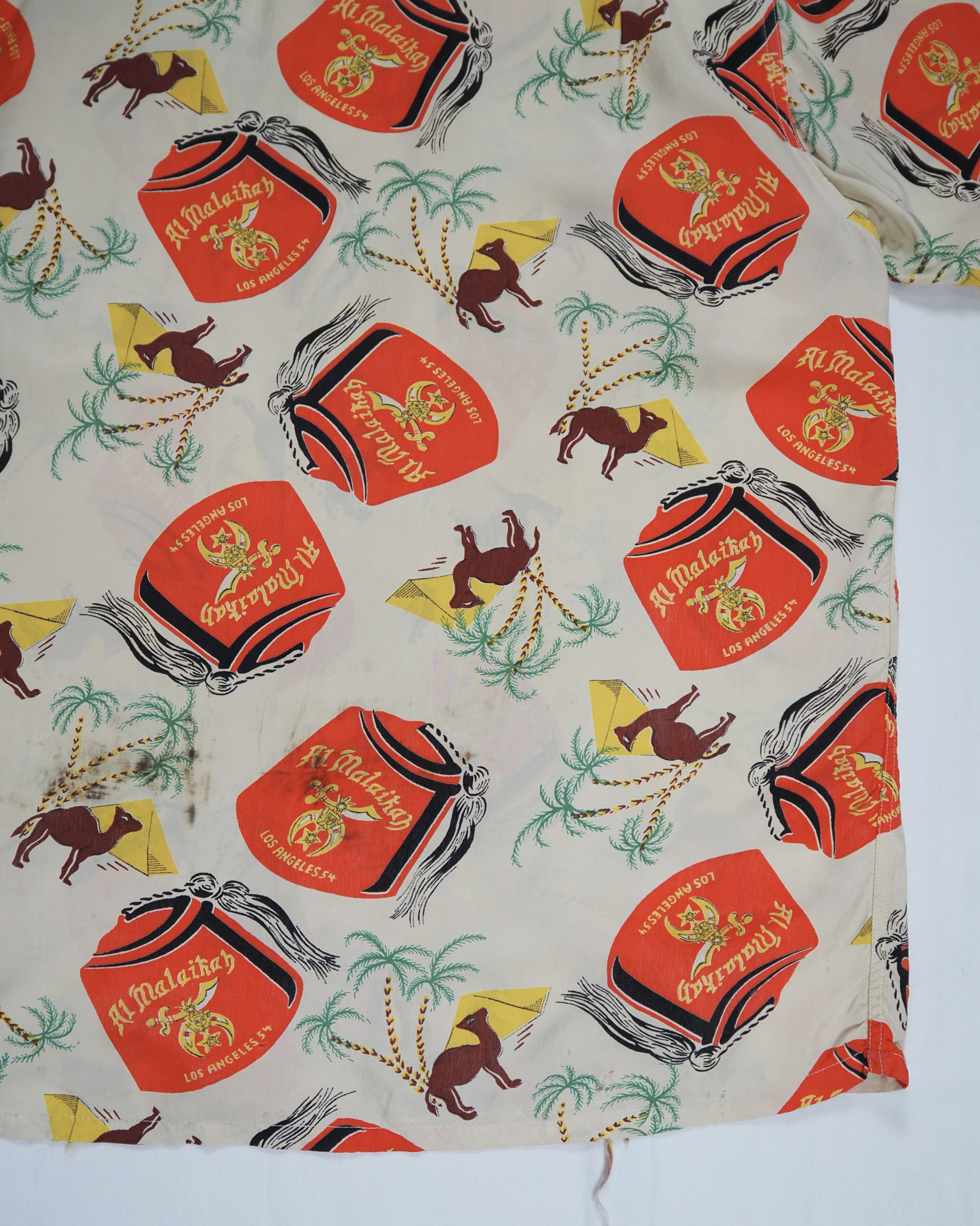 【5/6(水) 20:00入荷】50’s Duke of Hollywood ハワイアンシャツ の画像 18