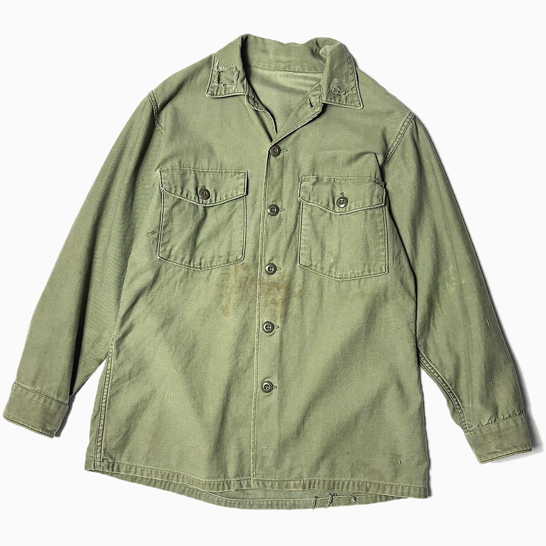 Vintage 60's【FOSTER INDUSTRIES' INC.】US ARMY OG-107 Utility Shirt の画像 2