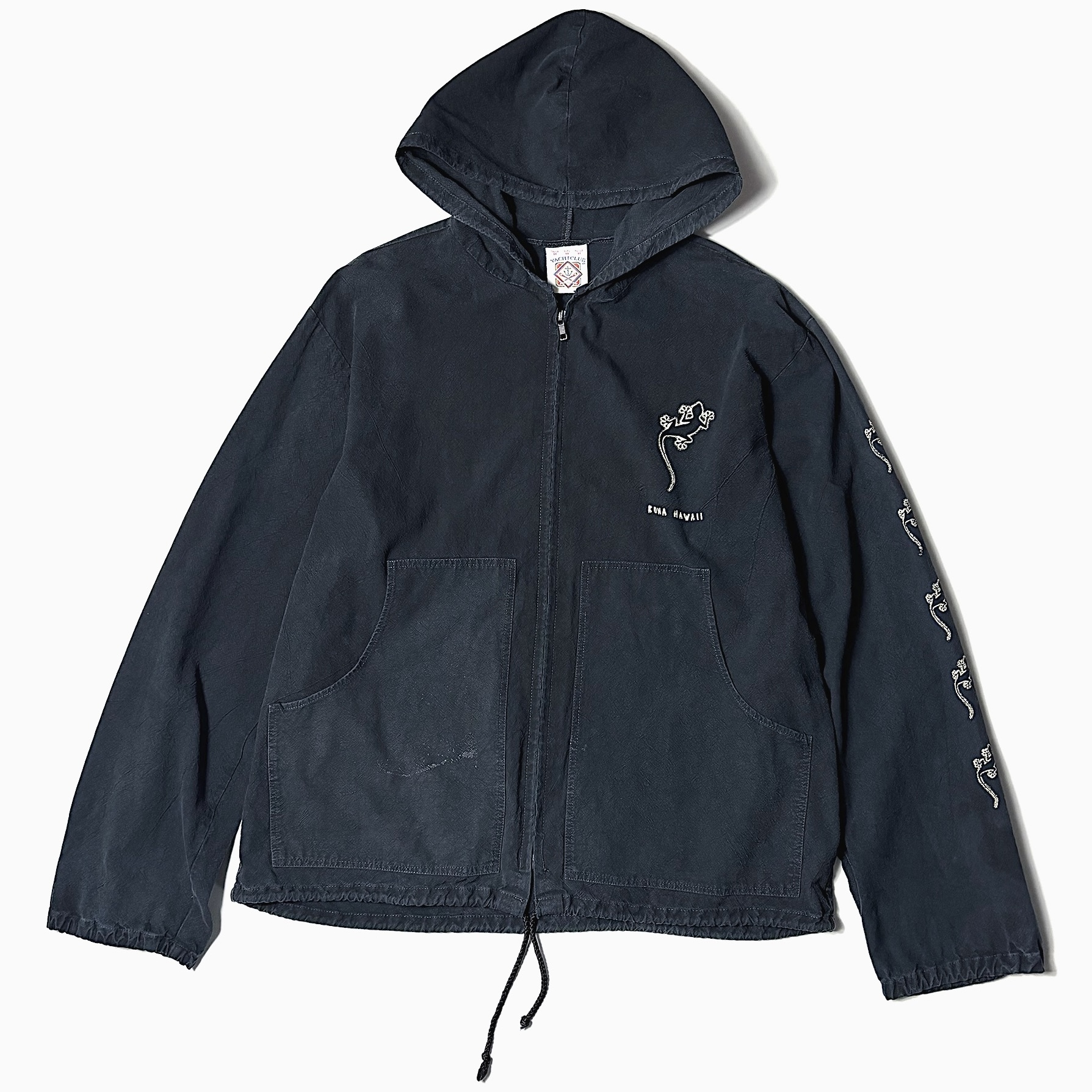 Vintage 90's【YACHTCLUB】"Lizard" Zip-up Hoodie の画像 2