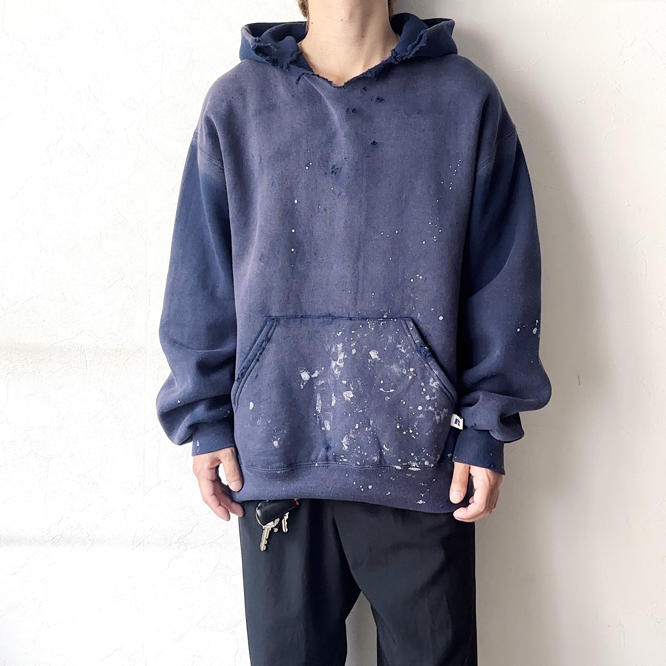 Vintage 90's【RUSSELL ATHLETIC】Grunge Hoodie の画像 3