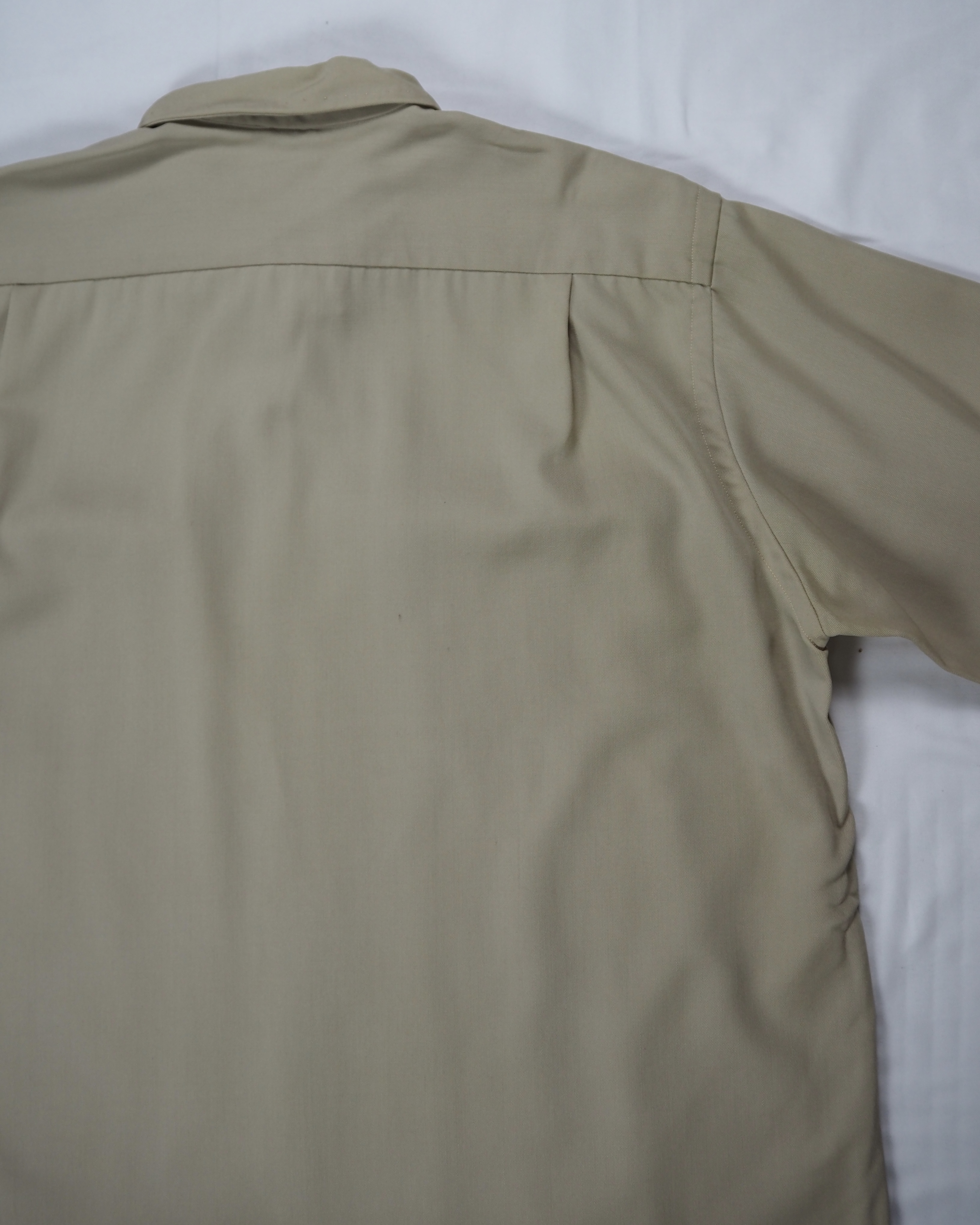 50’s SAKS FIFTH AVENUE ウールシャツ ベージュ の画像 15