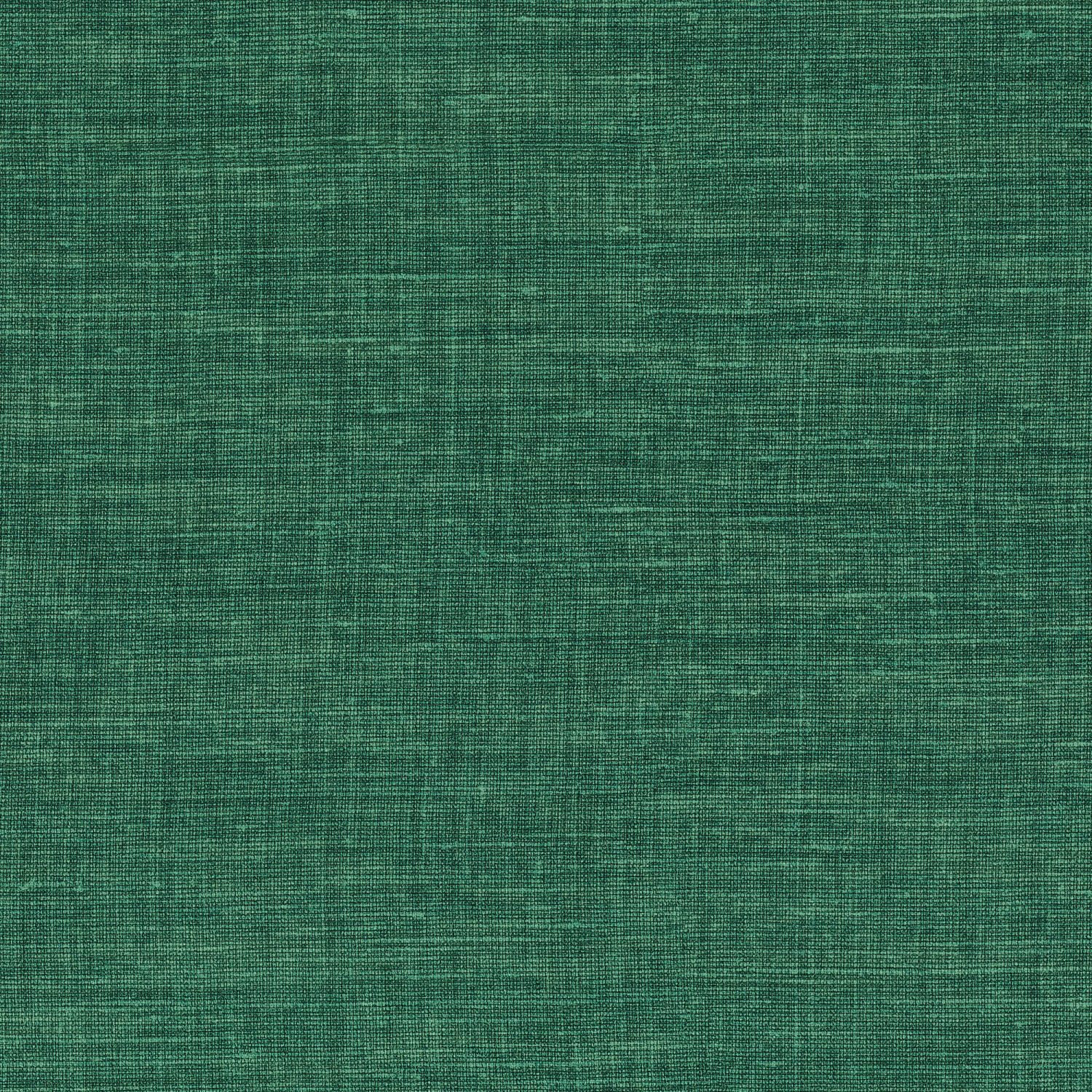 在庫限り リネン風の深緑カラーの壁紙 約10ｍ Gloss