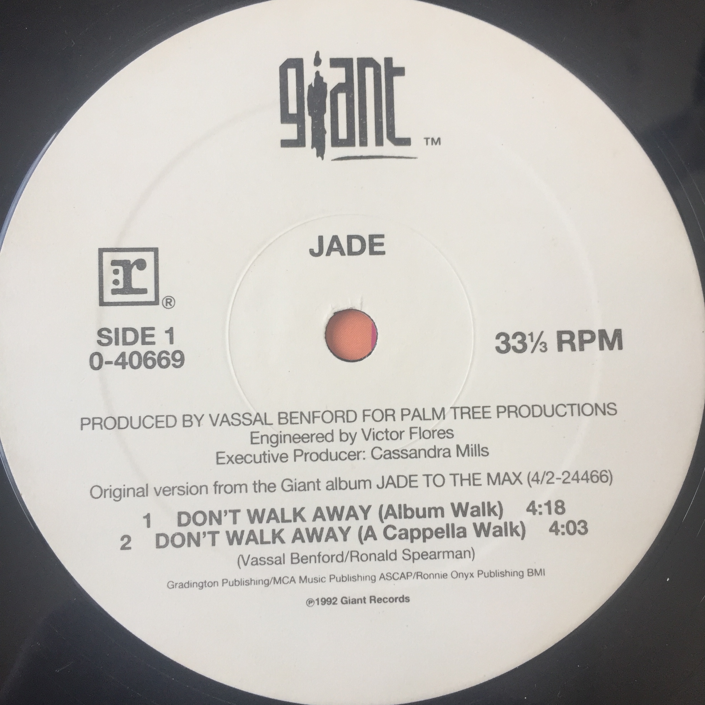 Jade Don T Walk Away 1992