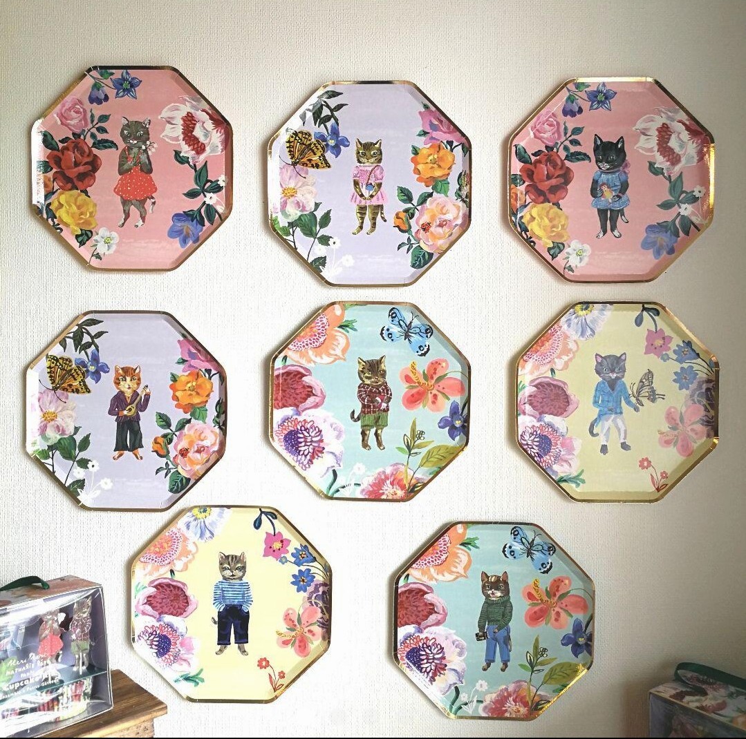 ナタリーレテ Nathalie Lete 猫 ペーパープレート Kizzi Fabric バガイユ Bagaille カラリク オンフィルダンディエンヌ ナタリーレテ
