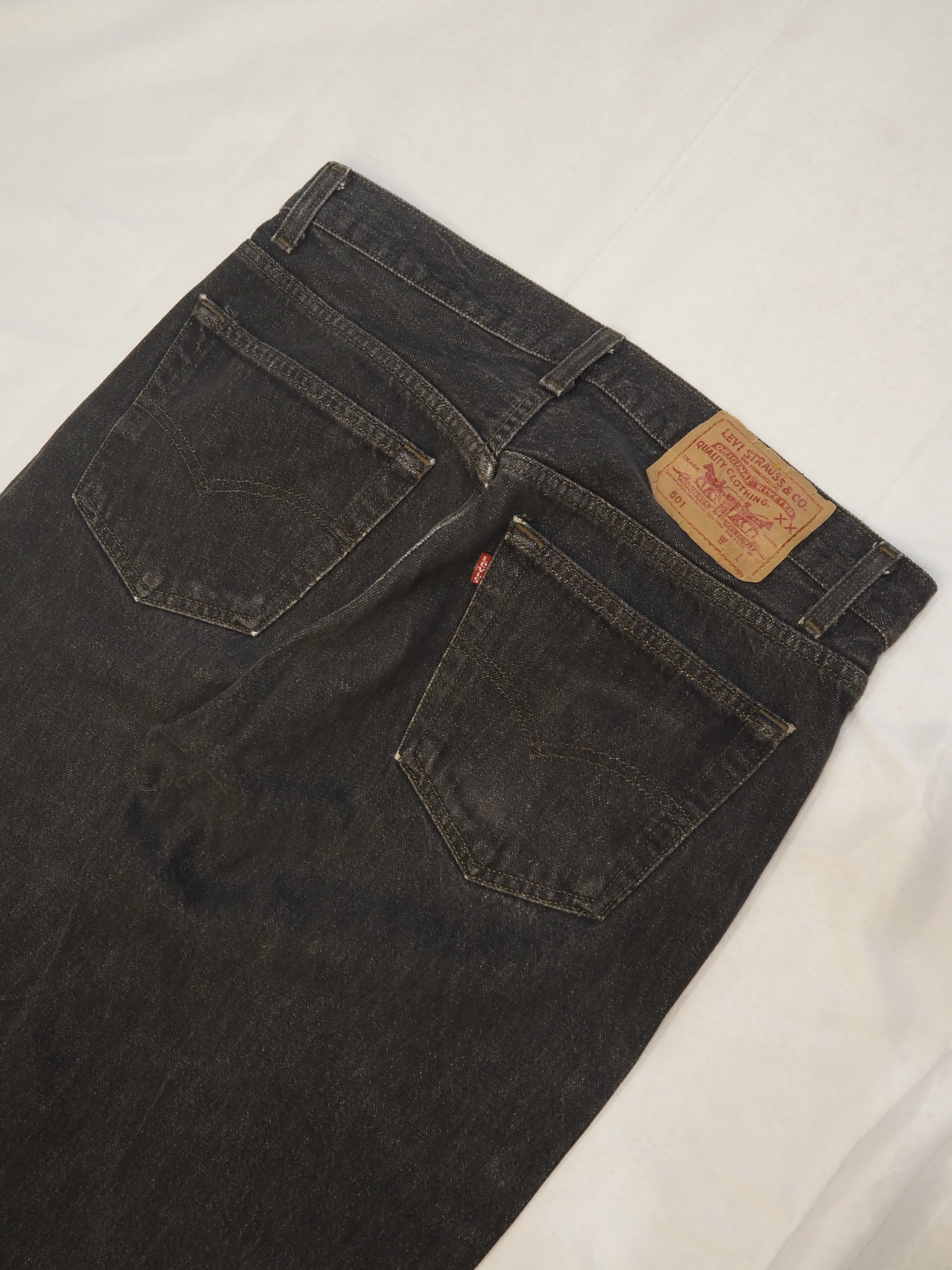90’s Levi’s 501 Black Denim “先染め" "アメリカ製" の画像 13