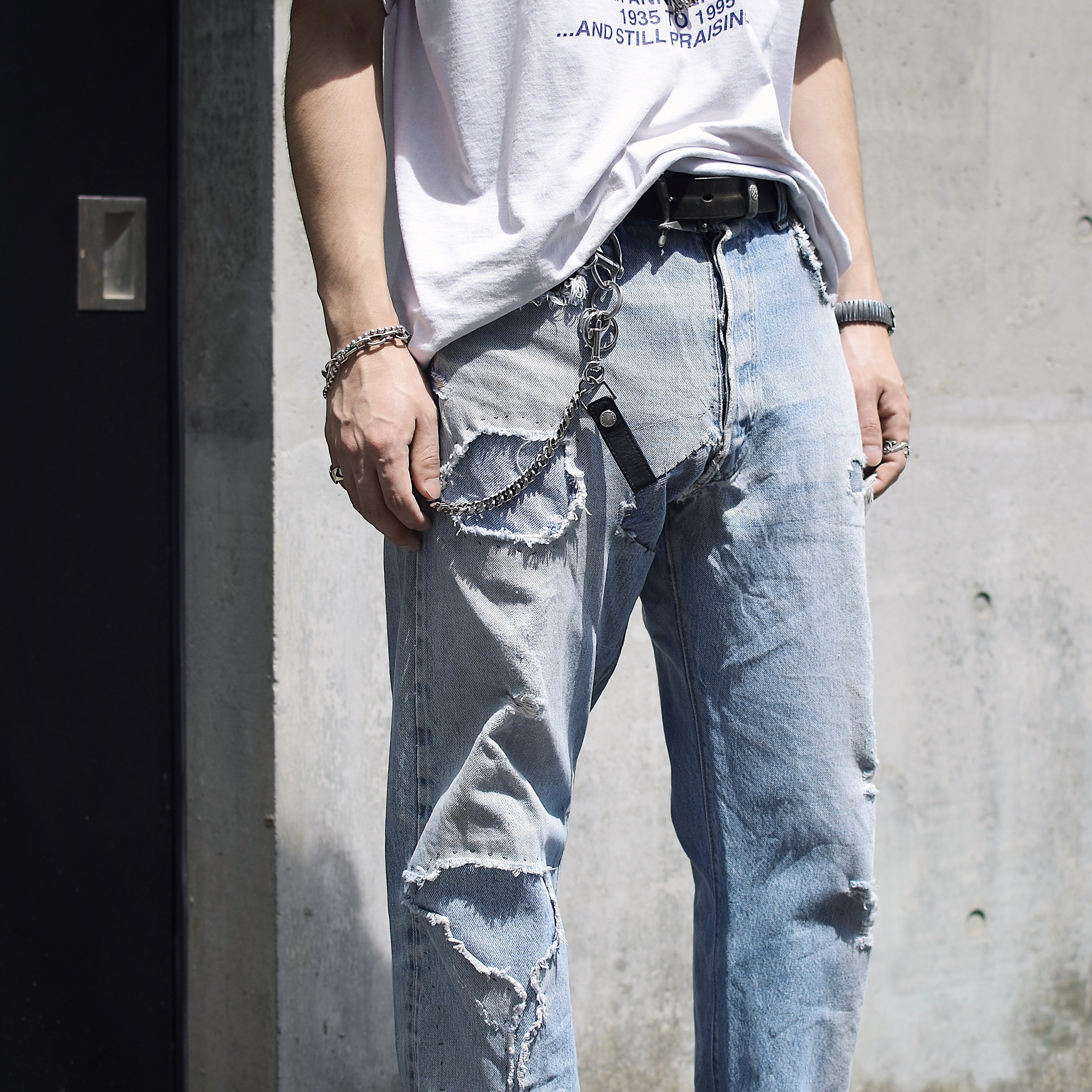 Vintage【Levi's】501 Late 66 Red Line Grunge Denim Pants の画像 4