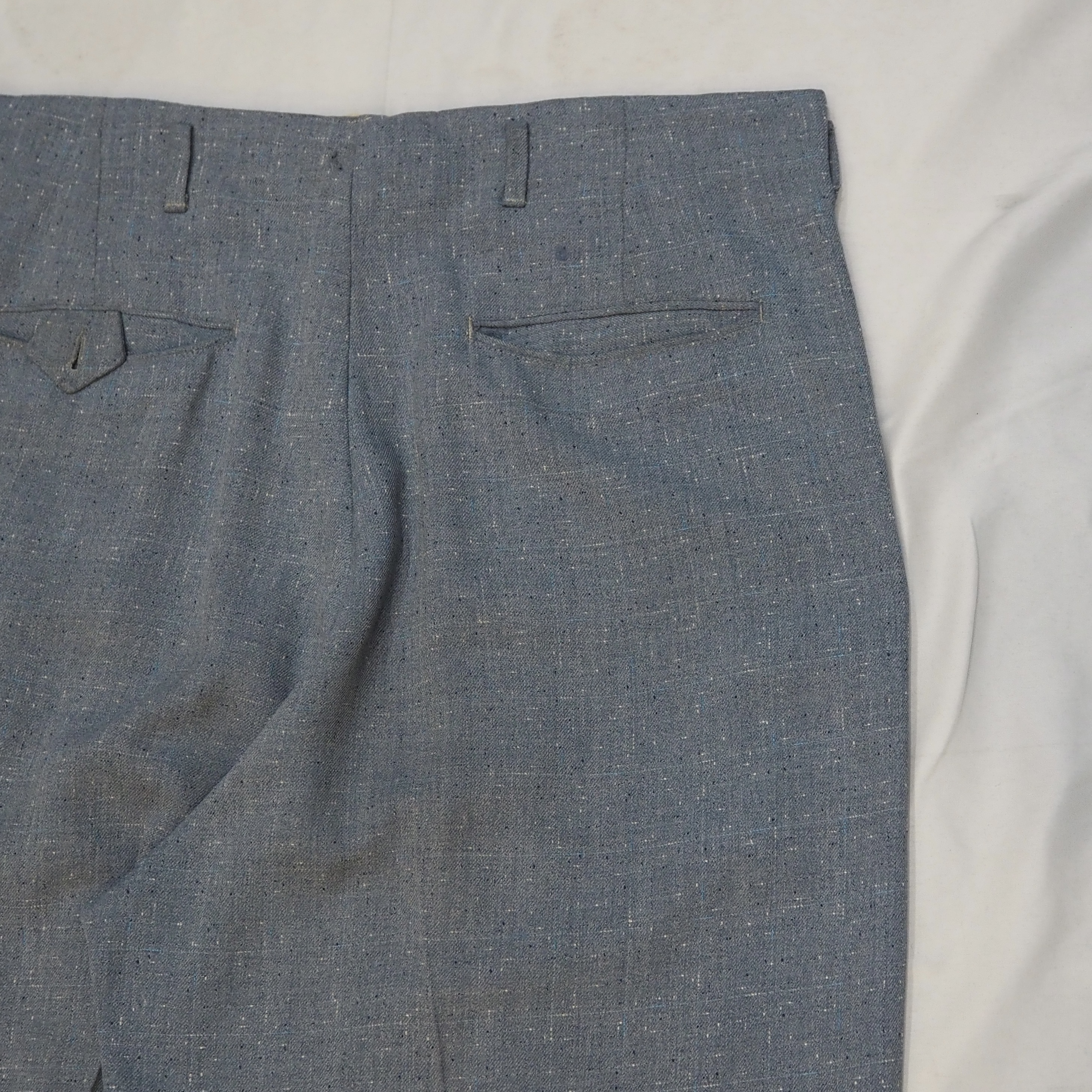 50’s Vintage Rayon Gabardine Slacks 33×28 の画像 12