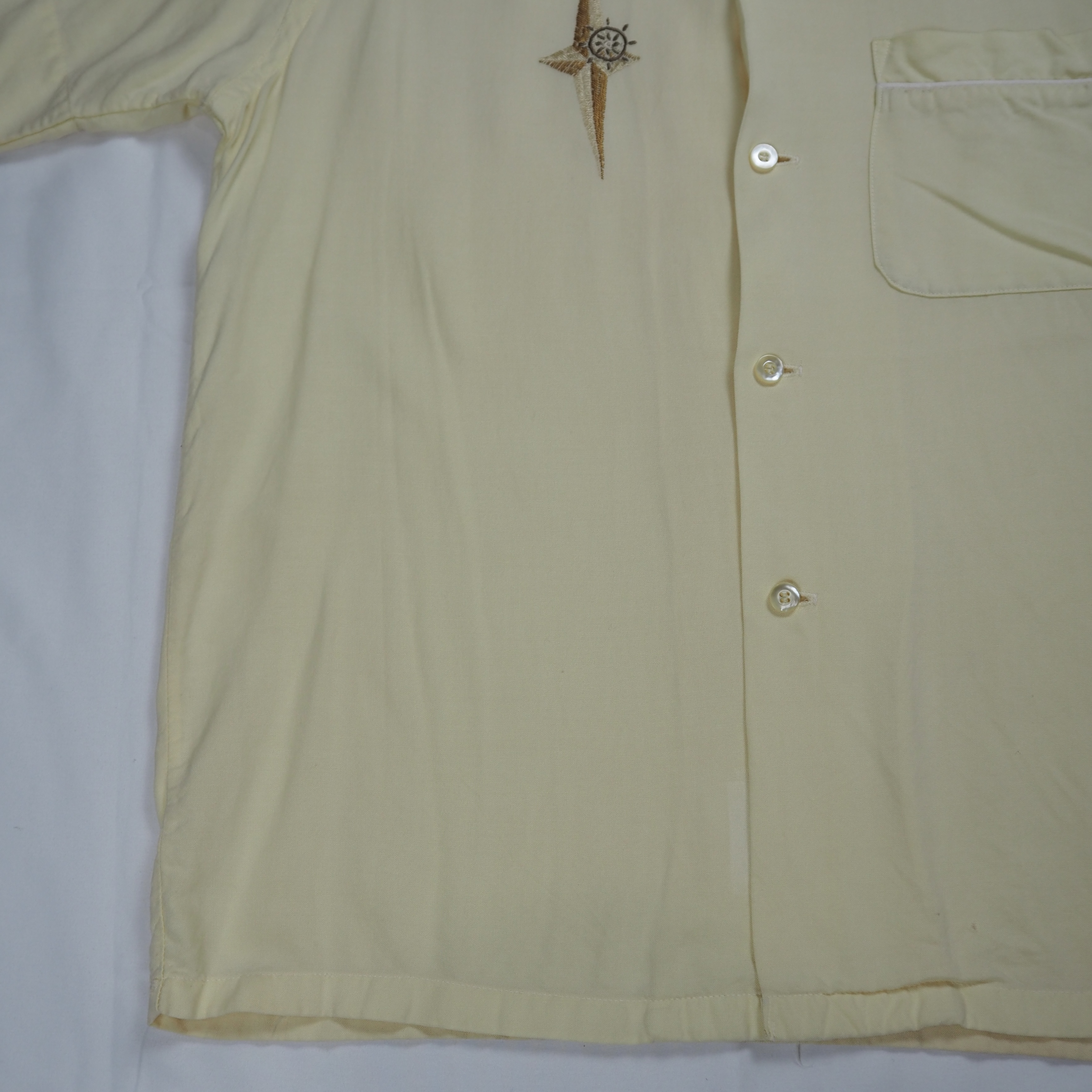 60’s タウンクラフト レーヨンシャツ 半袖 Sサイズ の画像 10