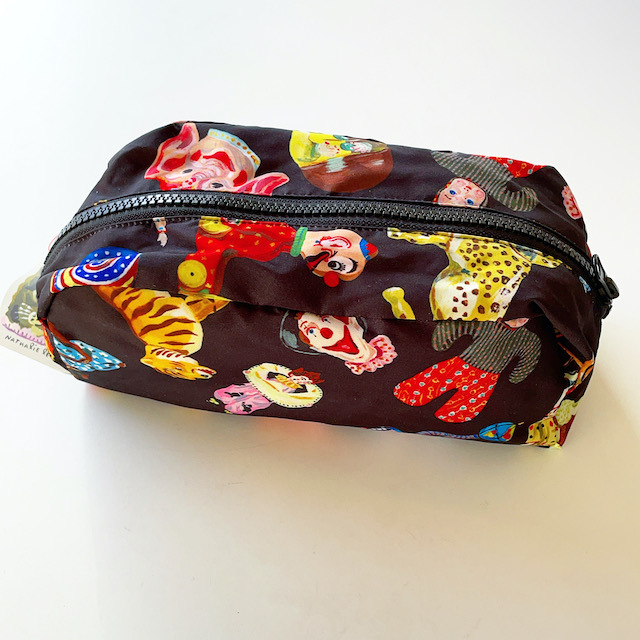 Nathalie Lete Oblong Pouch Circus ナタリーレテ ポーチ サーカス Yay Design Household Goods