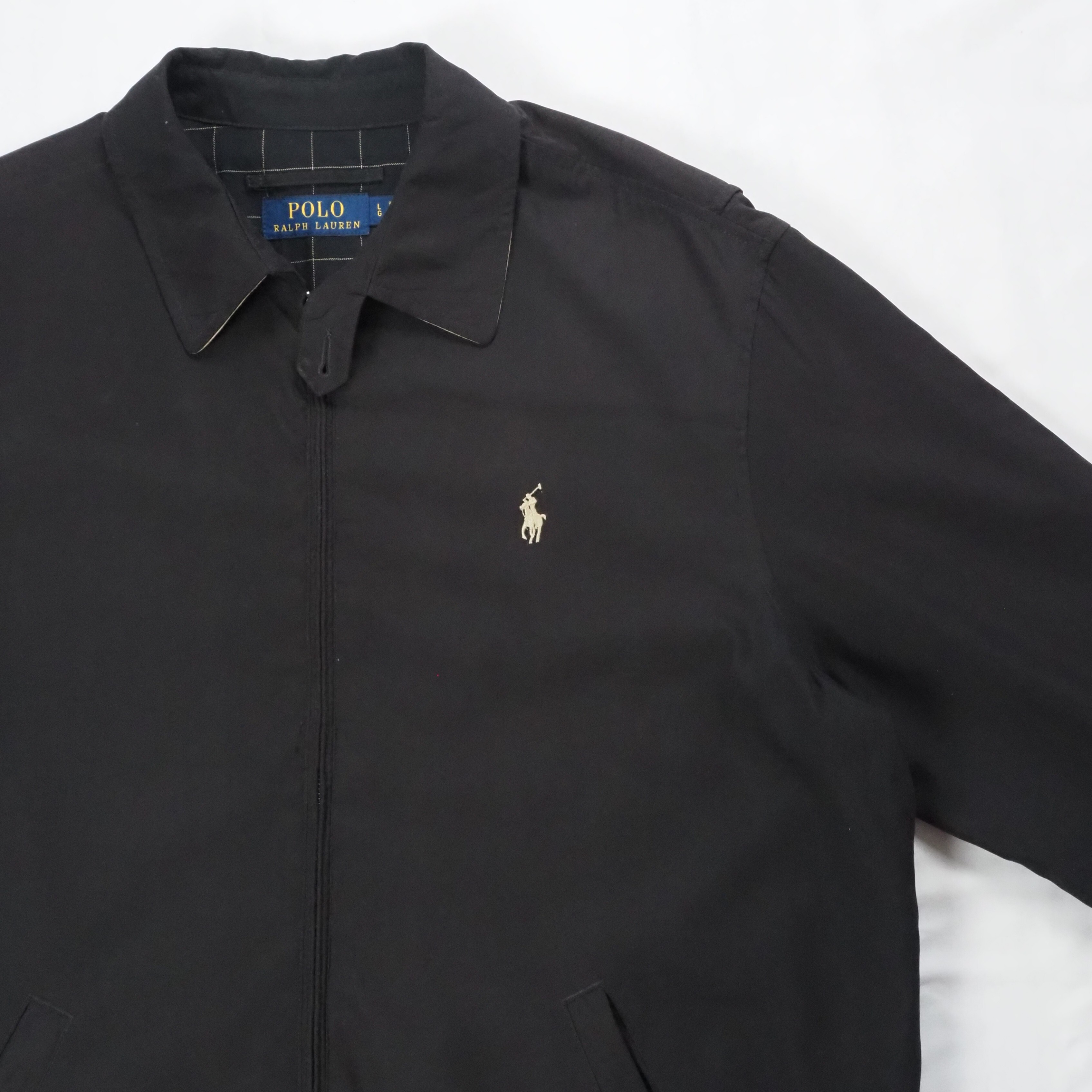 00's Ralph Lauren スイングトップ ブラック Lサイズ の画像 5