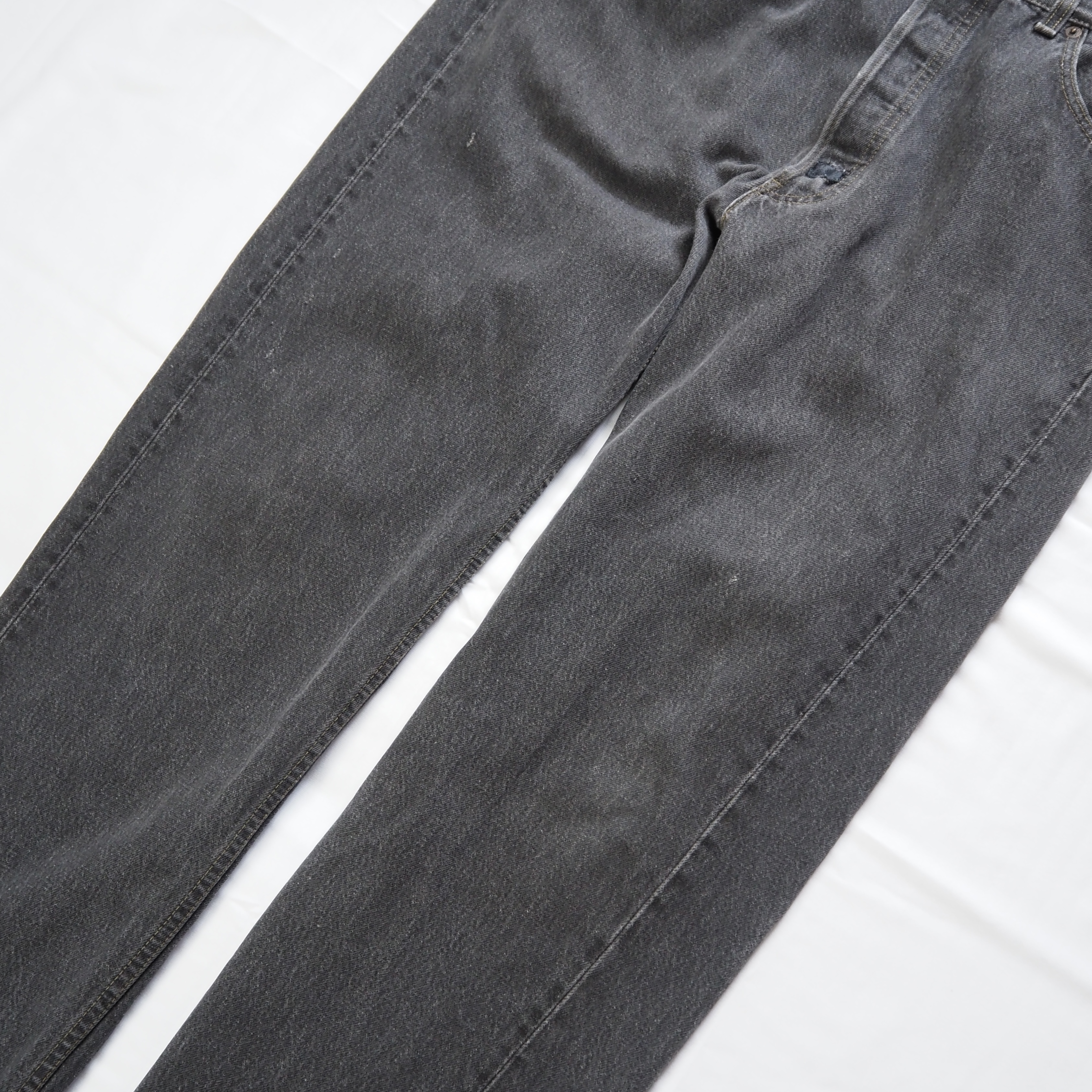 90’s Levi’s 501 先染めブラックデニム 36×30 の画像 7