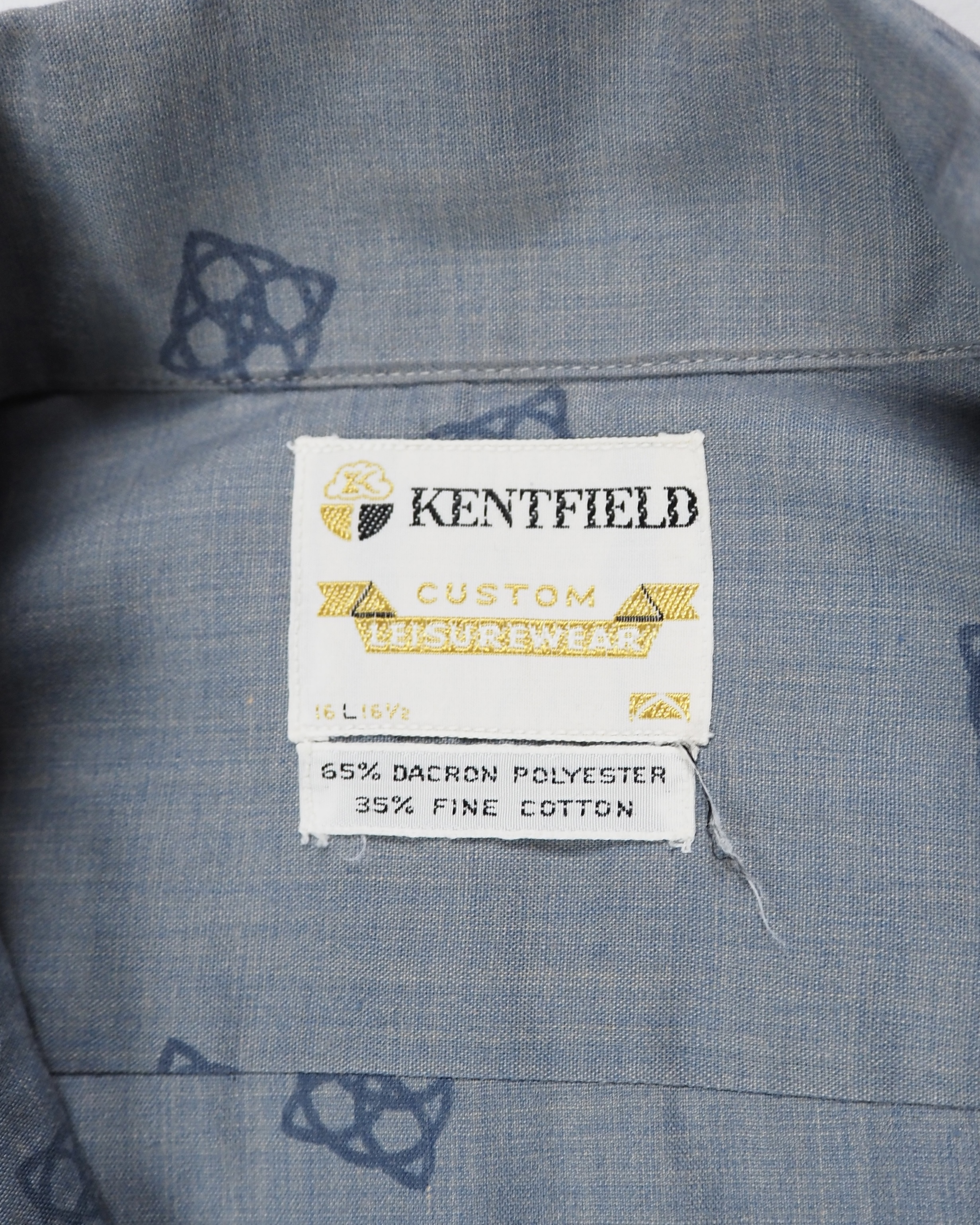 50’s Kentfield コットンシャツ Lサイズ の画像 9