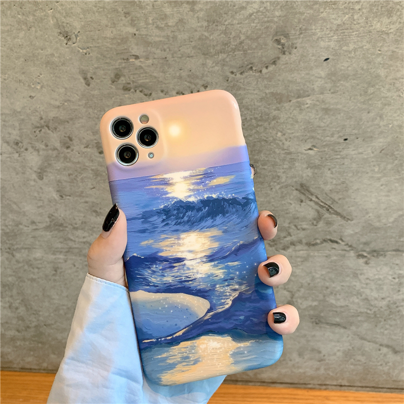 Ocean Wave Sunset Iphone Case Coco Rose Beauty ココ ローズ ビューティー Ocean Wave Sunset Iphone Case Coco Rose Beauty ココ ローズ ビューティー