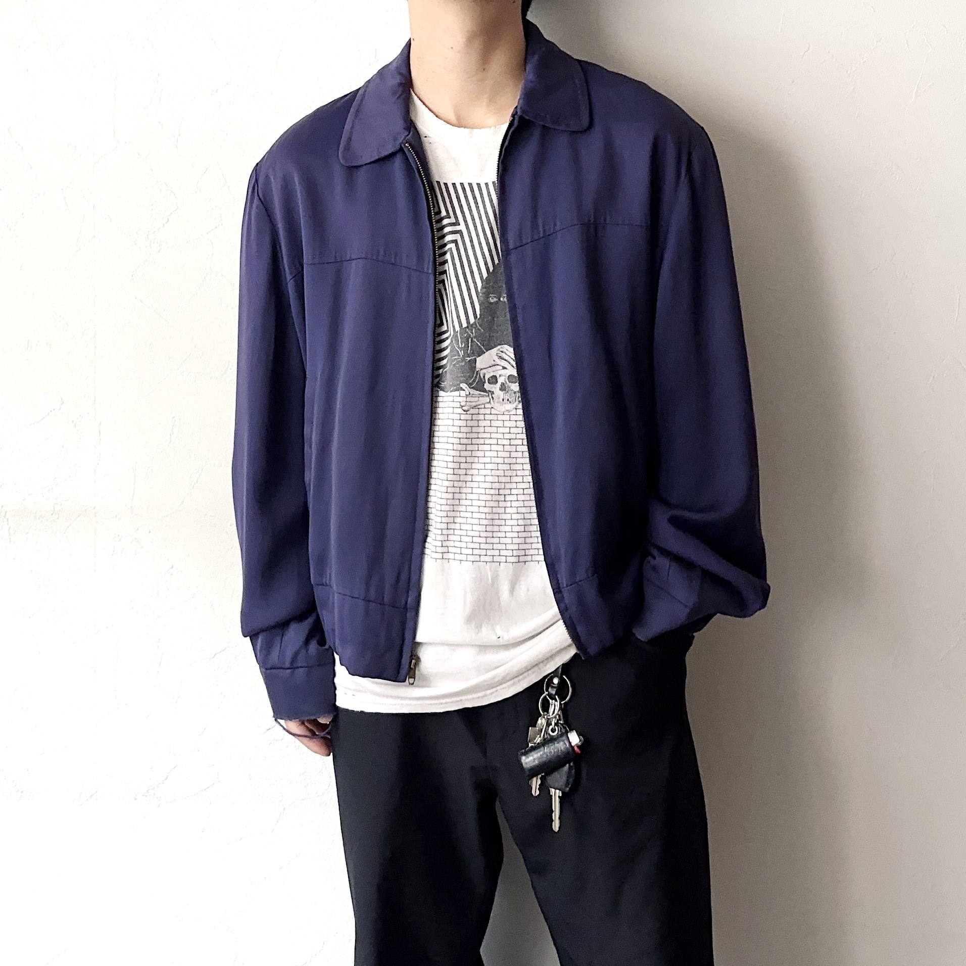 Vintage 50's【NATIONAL】Rayon Gabardine Jacket の画像 3